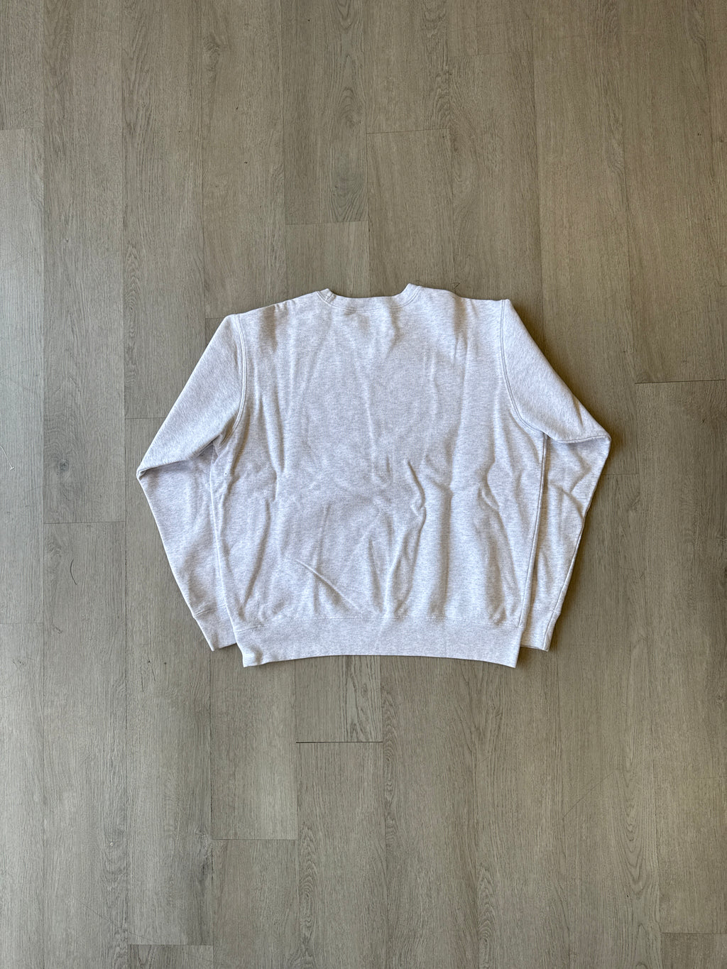 Supreme Warm Up Ash Grey Crewneck (SS19)