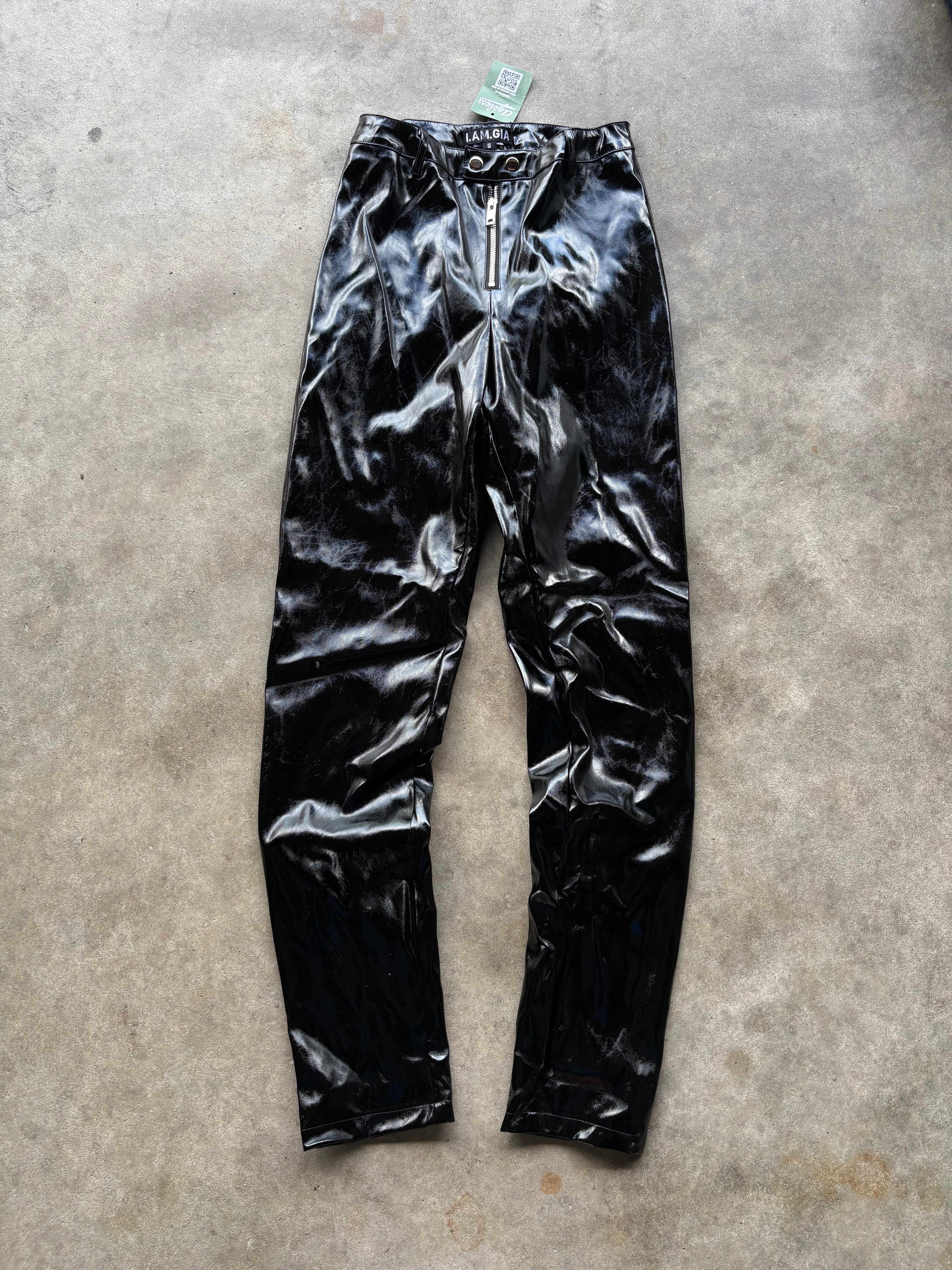 I Am Gia Black Leather Pants