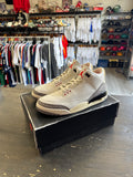 Pre-owned Jordan Retro 3 White Cement Reimagined