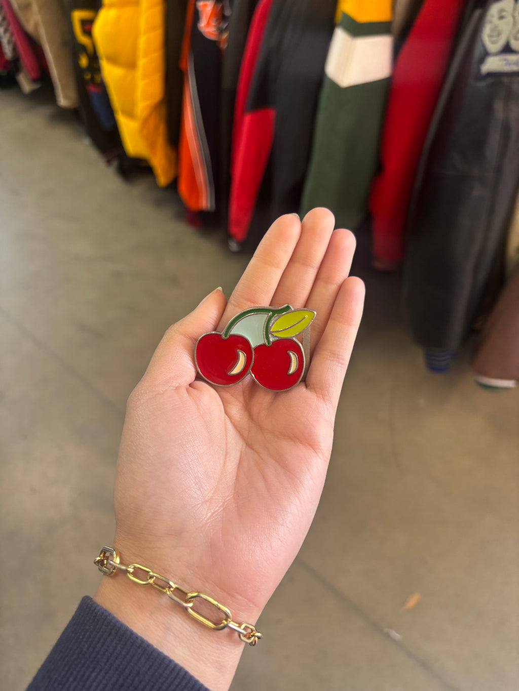 Y2K Cherry Belt Buckle