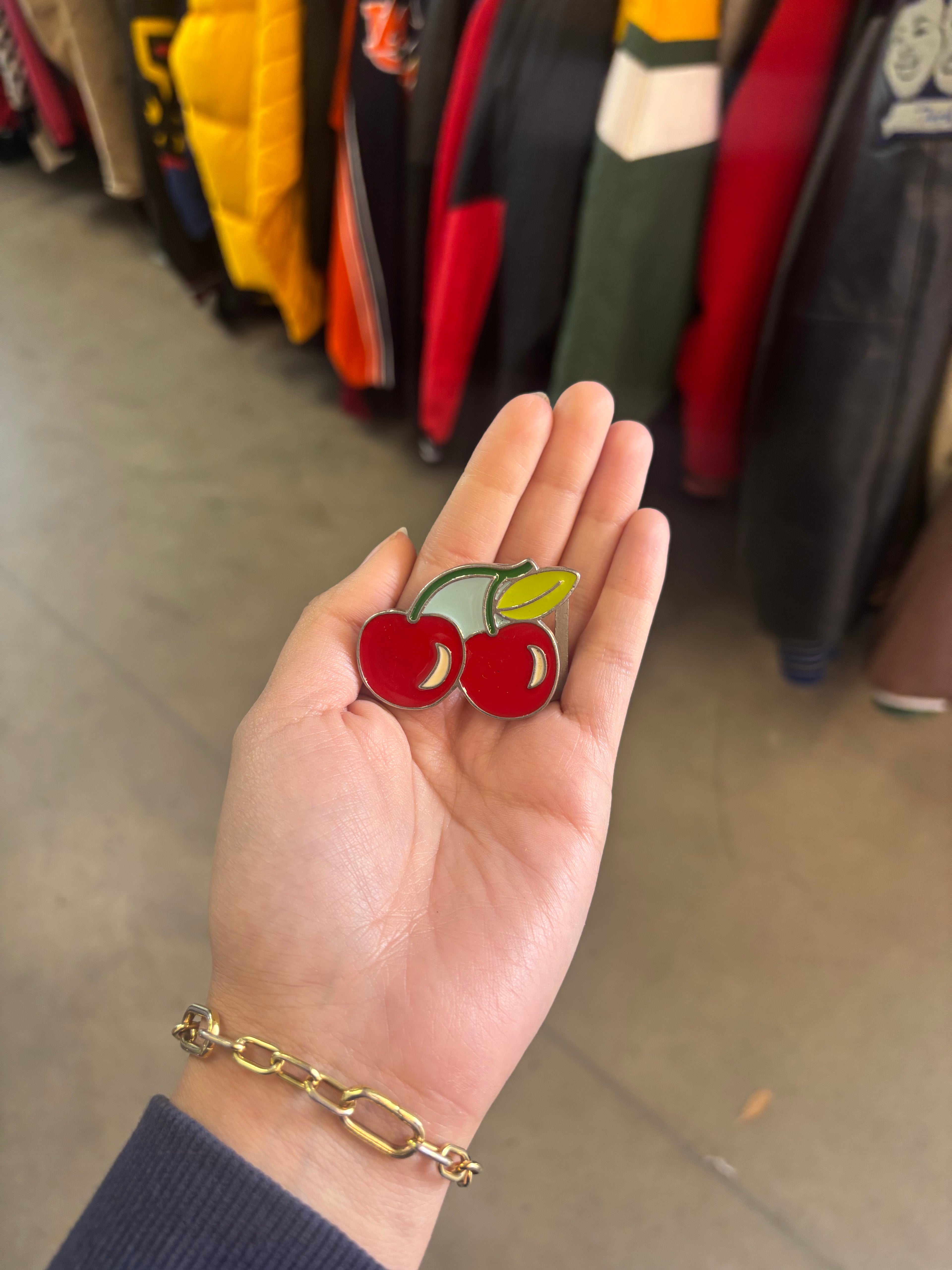 Y2K Cherry Belt Buckle
