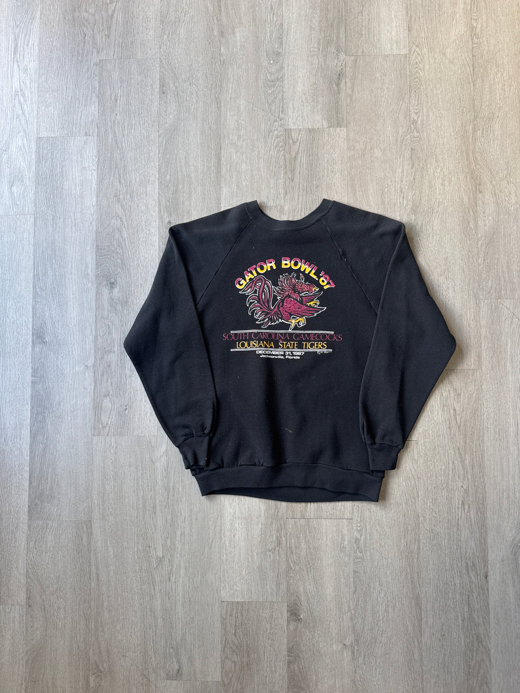 Vintage 1987 University Of South Carolina Gamecocks Gator Bowl Sweatshirt