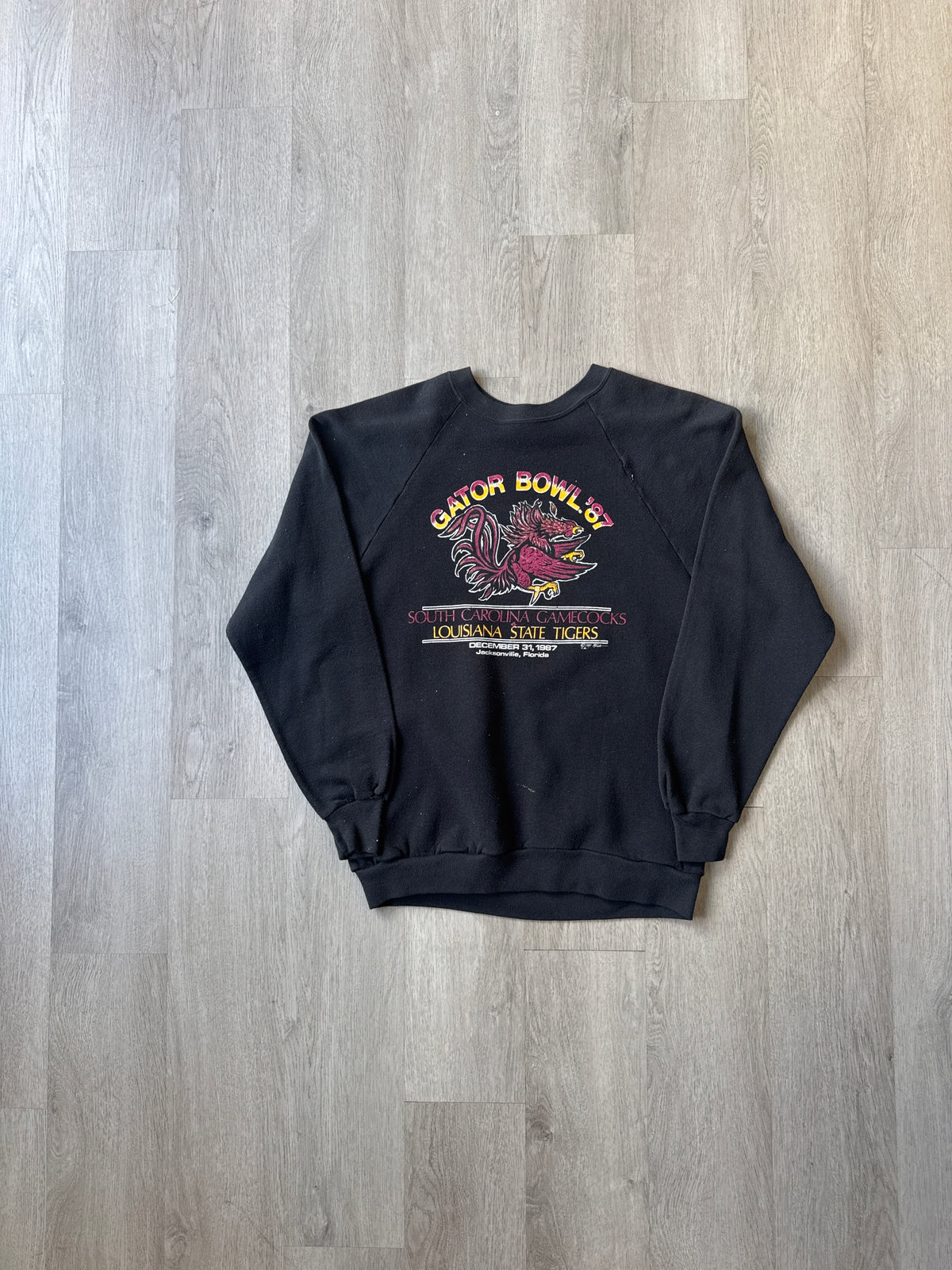 Vintage 1987 University Of South Carolina Gamecocks Gator Bowl Sweatshirt