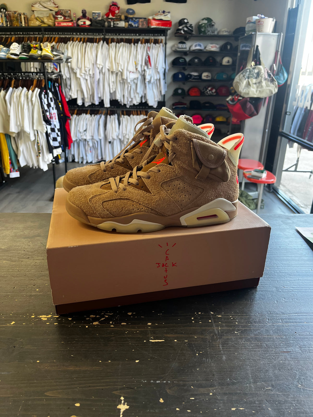 Pre-Owned Jordan 6 Retro Travis Scott British Khaki