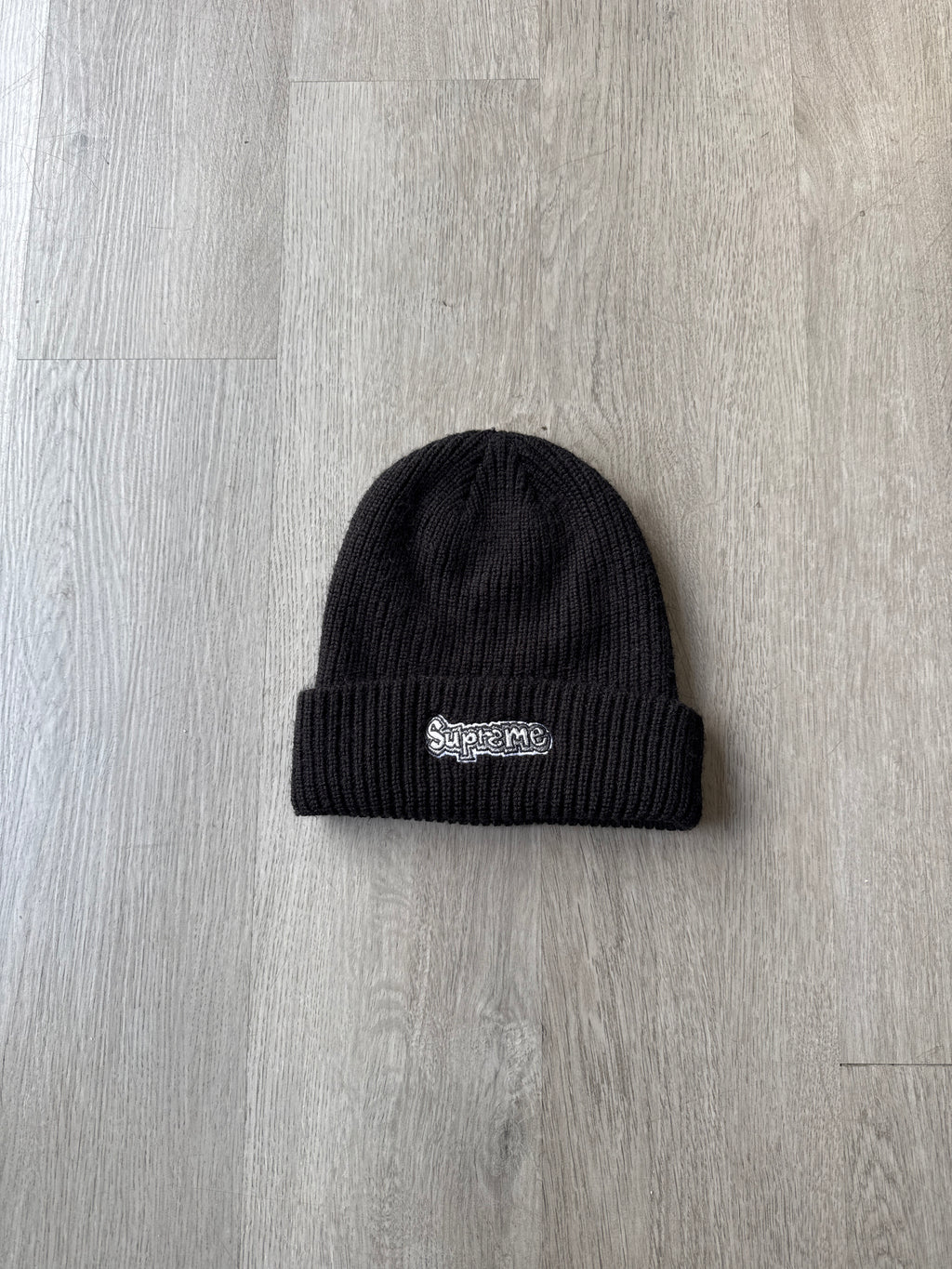 Supreme Gonz Logo Black Beanie (SS21)