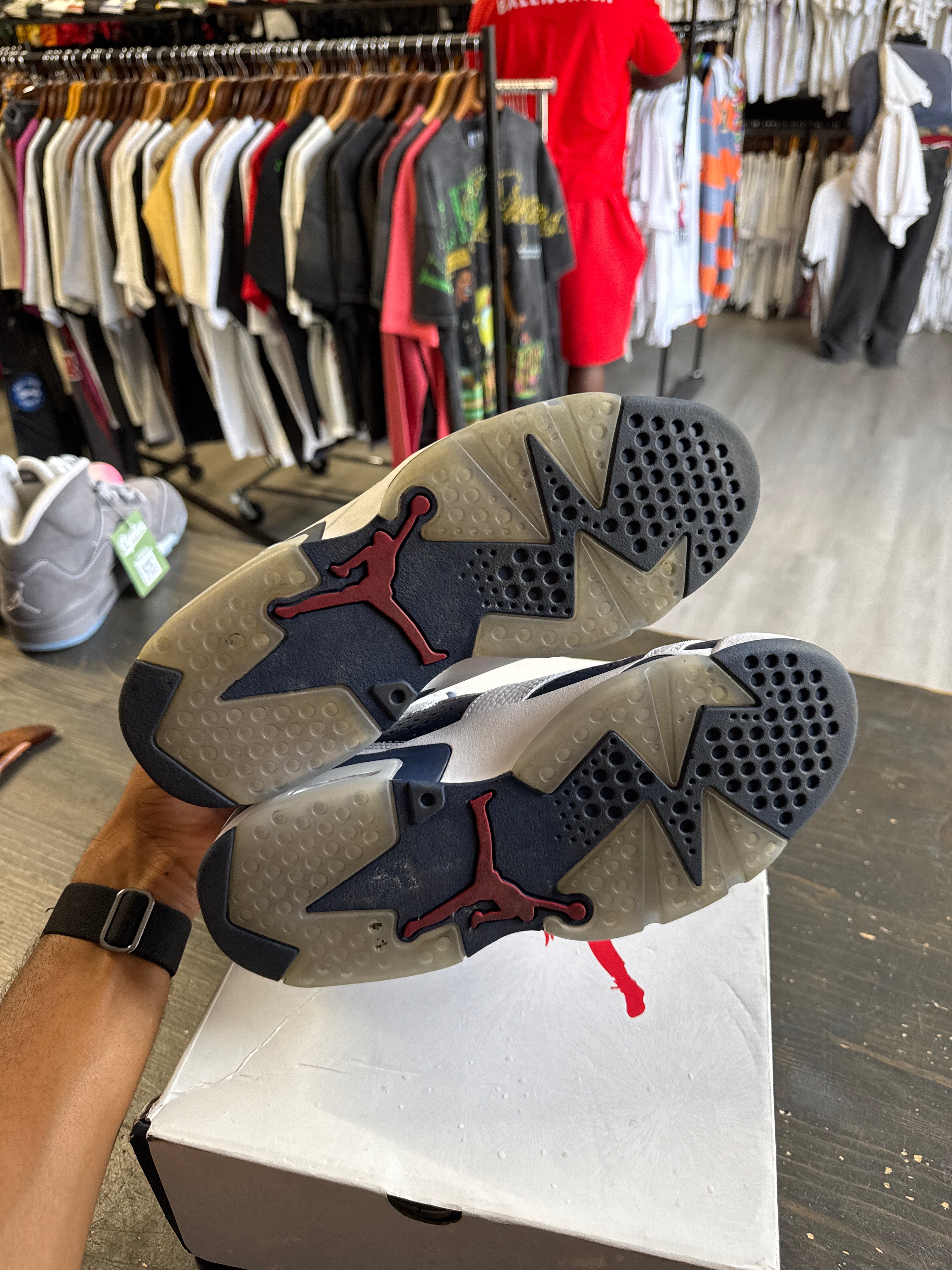 Pre-owned Jordan Retro 6 Olympic (2026)