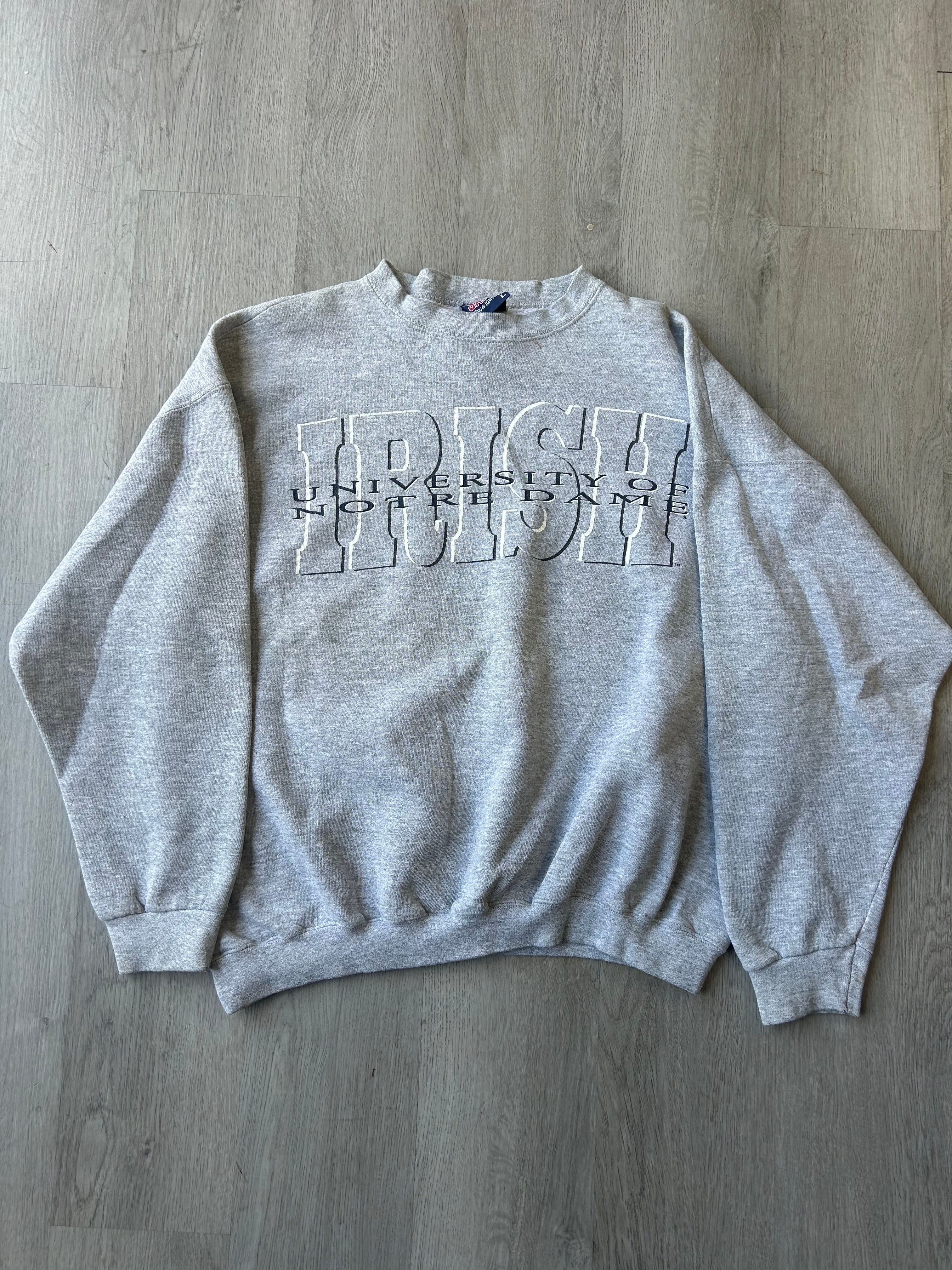 Vintage 1990s Notre Dame Fighting Irish Sweatshirt