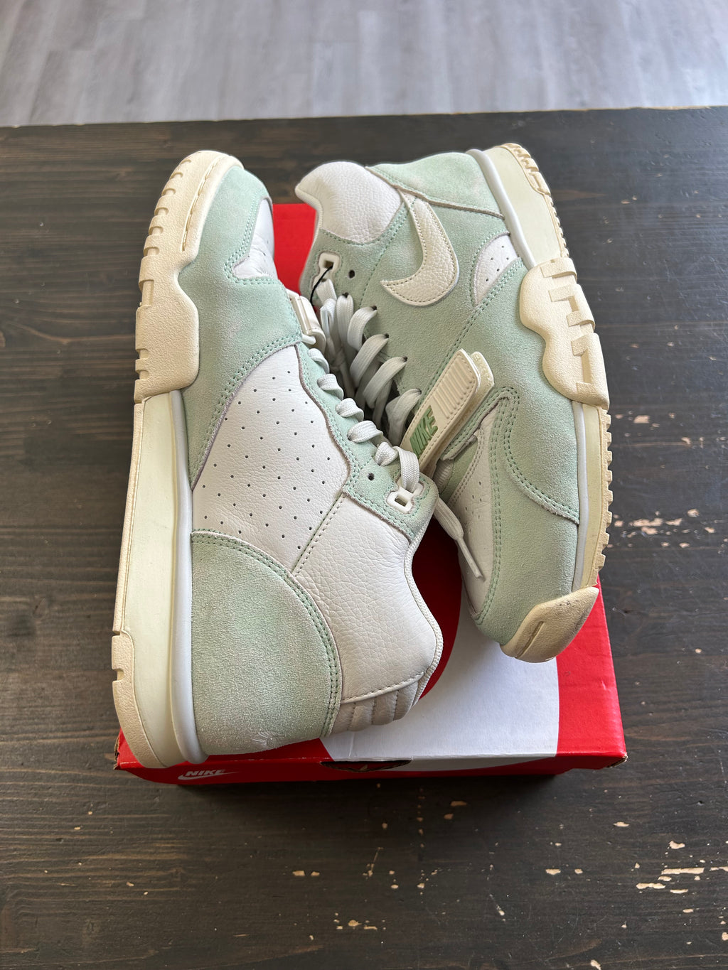 Pre-Owned Nike Air Trainer 1 Enamel Green