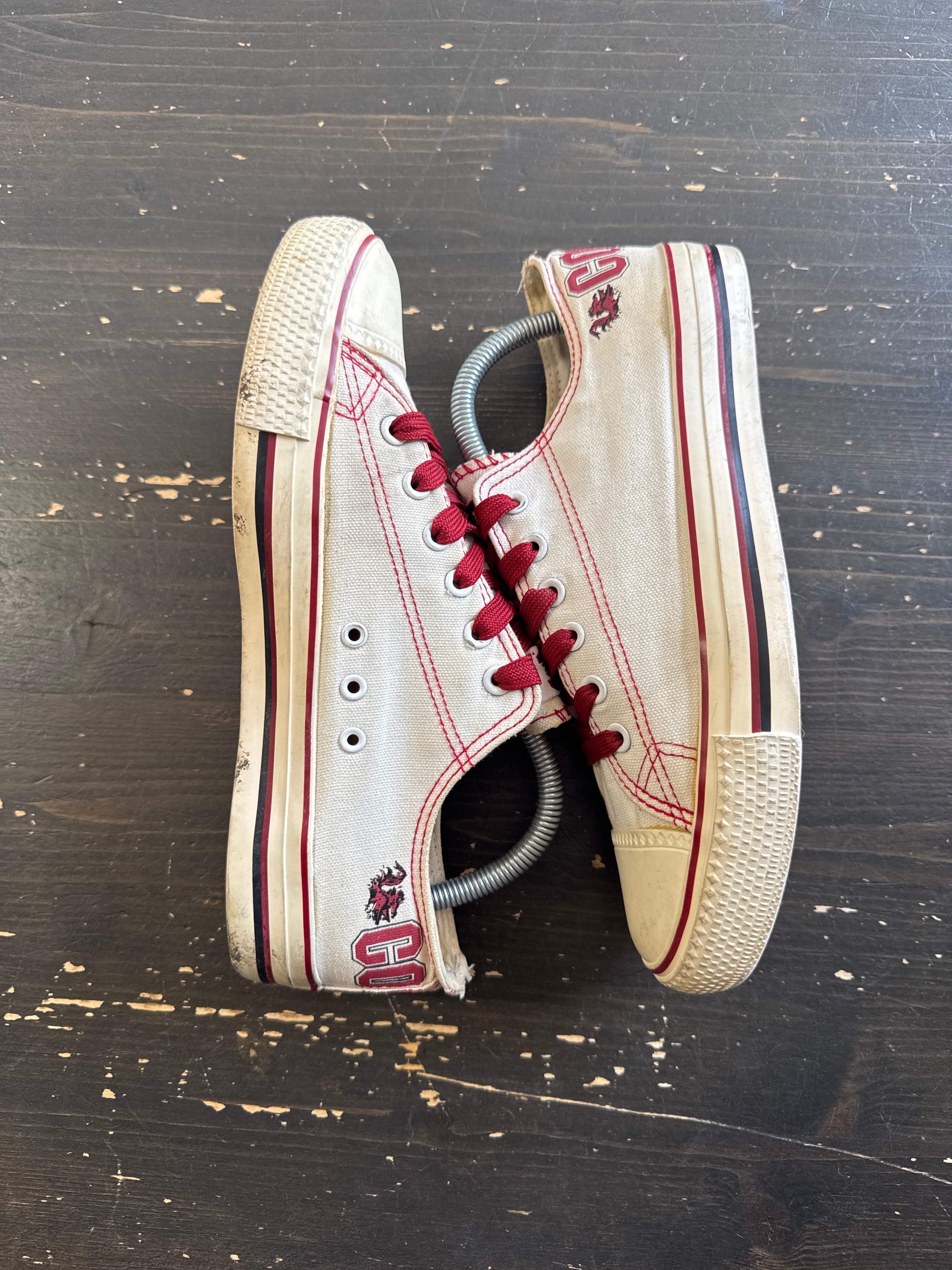 Vintage University Of South Carolina Gamecocks Canvas Converse Style Shoes