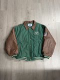 Vintage Starter New York Jets Leather Varsity Jacket