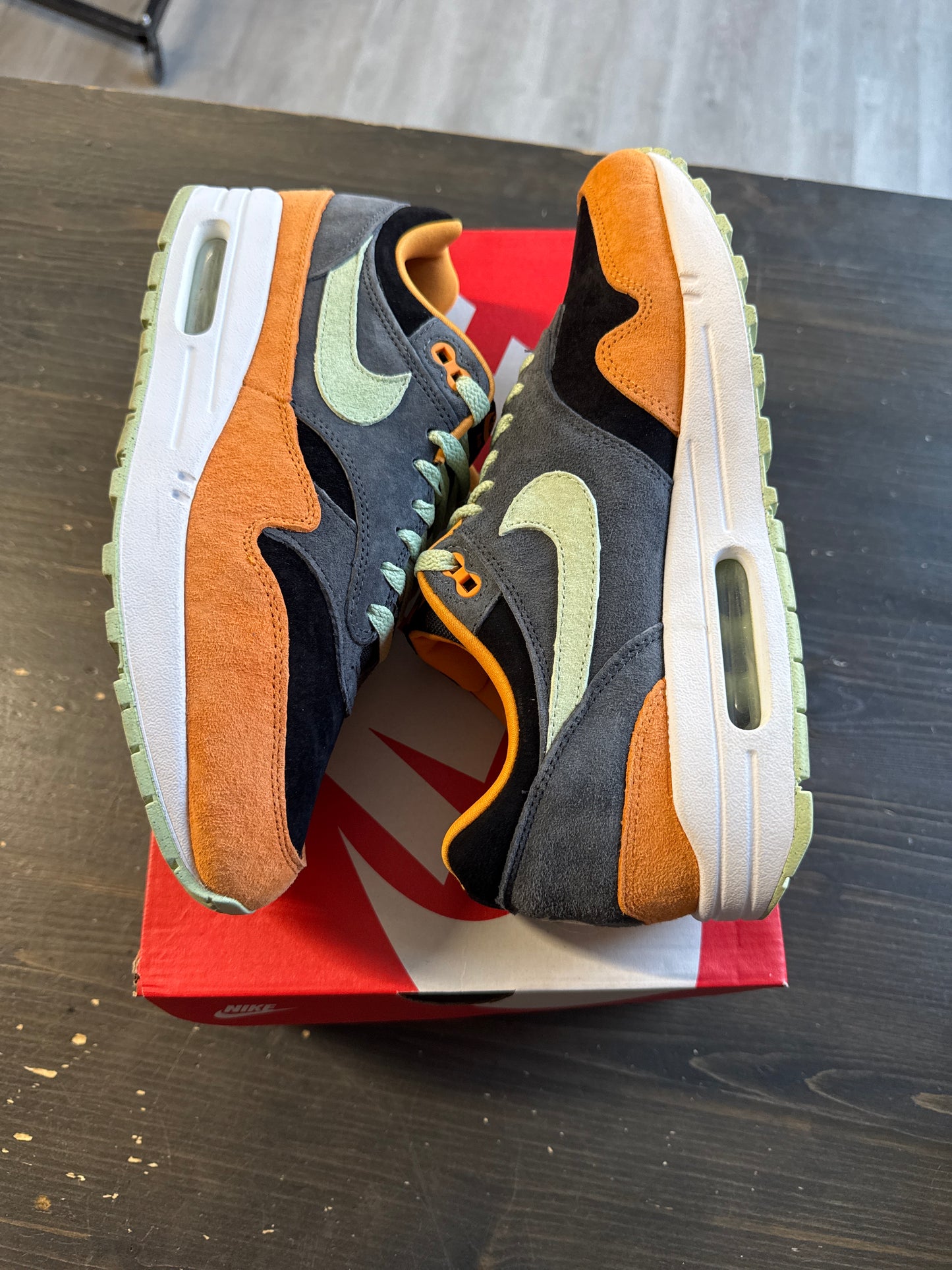 Pre-owned Nike Air Max 1 PRM Duck Honey Dew