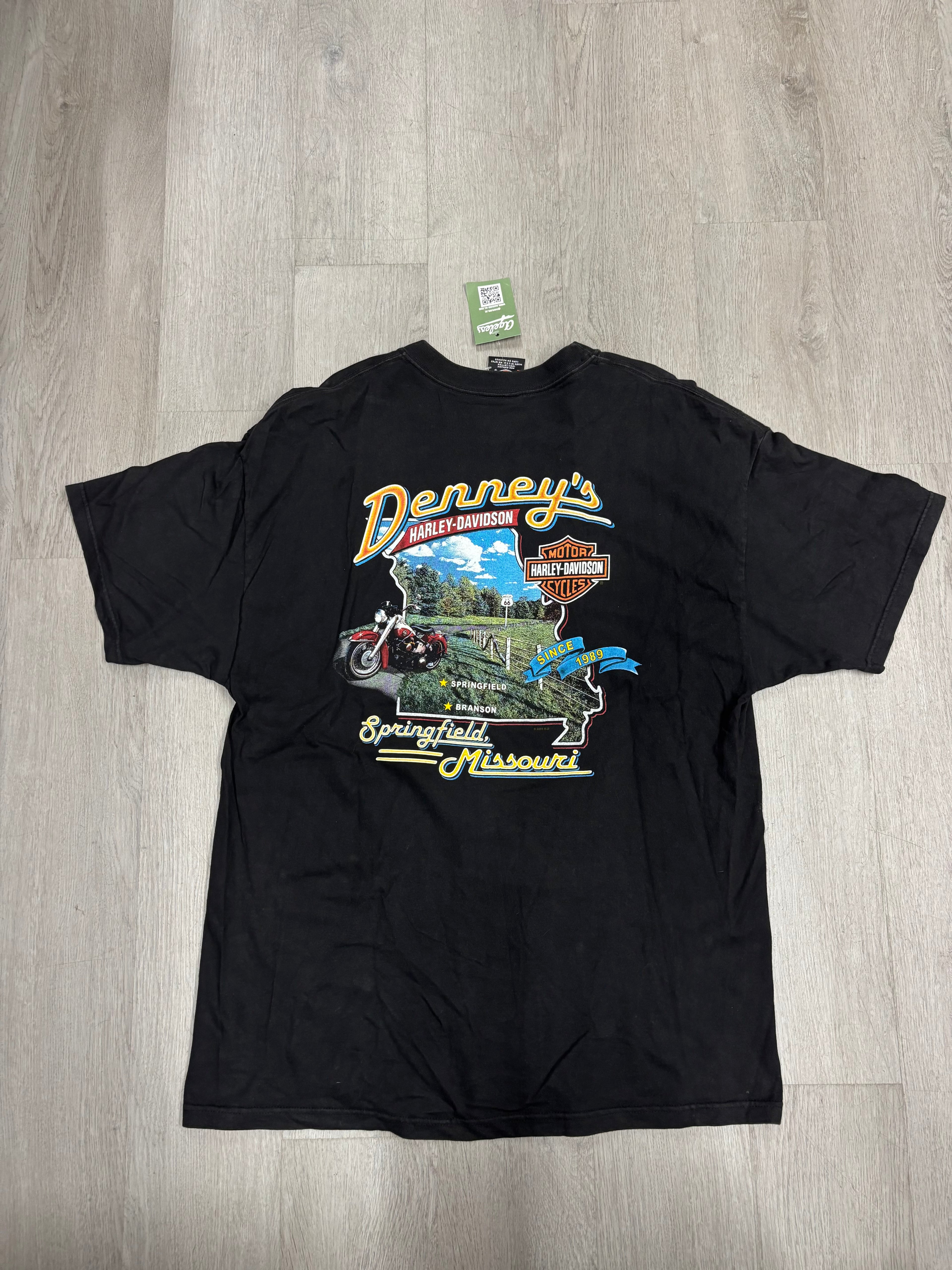 Vintage Harley Davidson Cruisin Route 66 Tee
