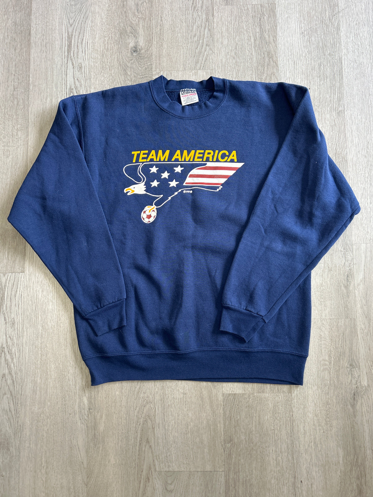 Vintage 1990’s Team America Eagle Flag Sweatshirt