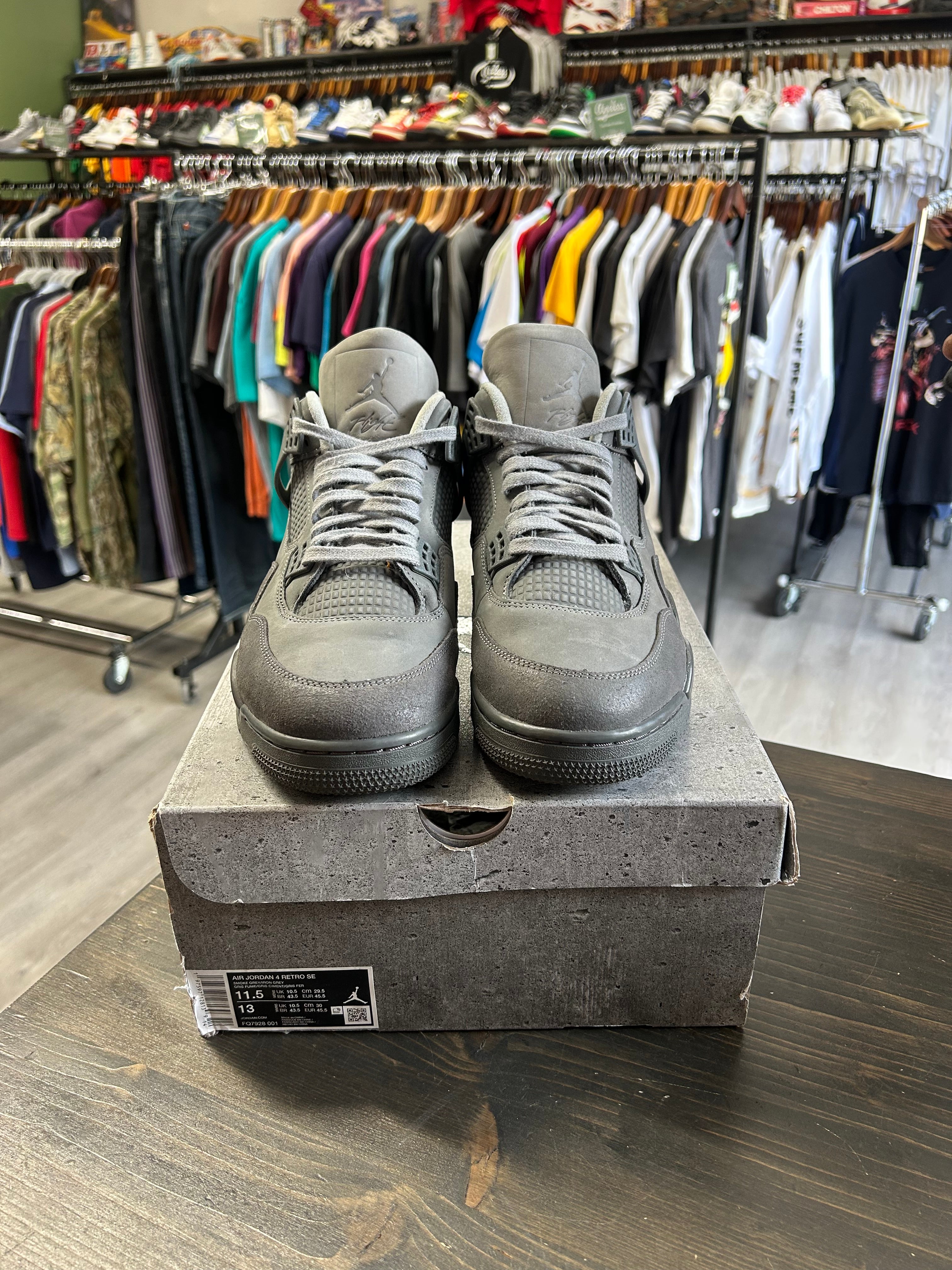 Pre-Owned Jordan 4 Retro SE Paris Olympics Wet Cement