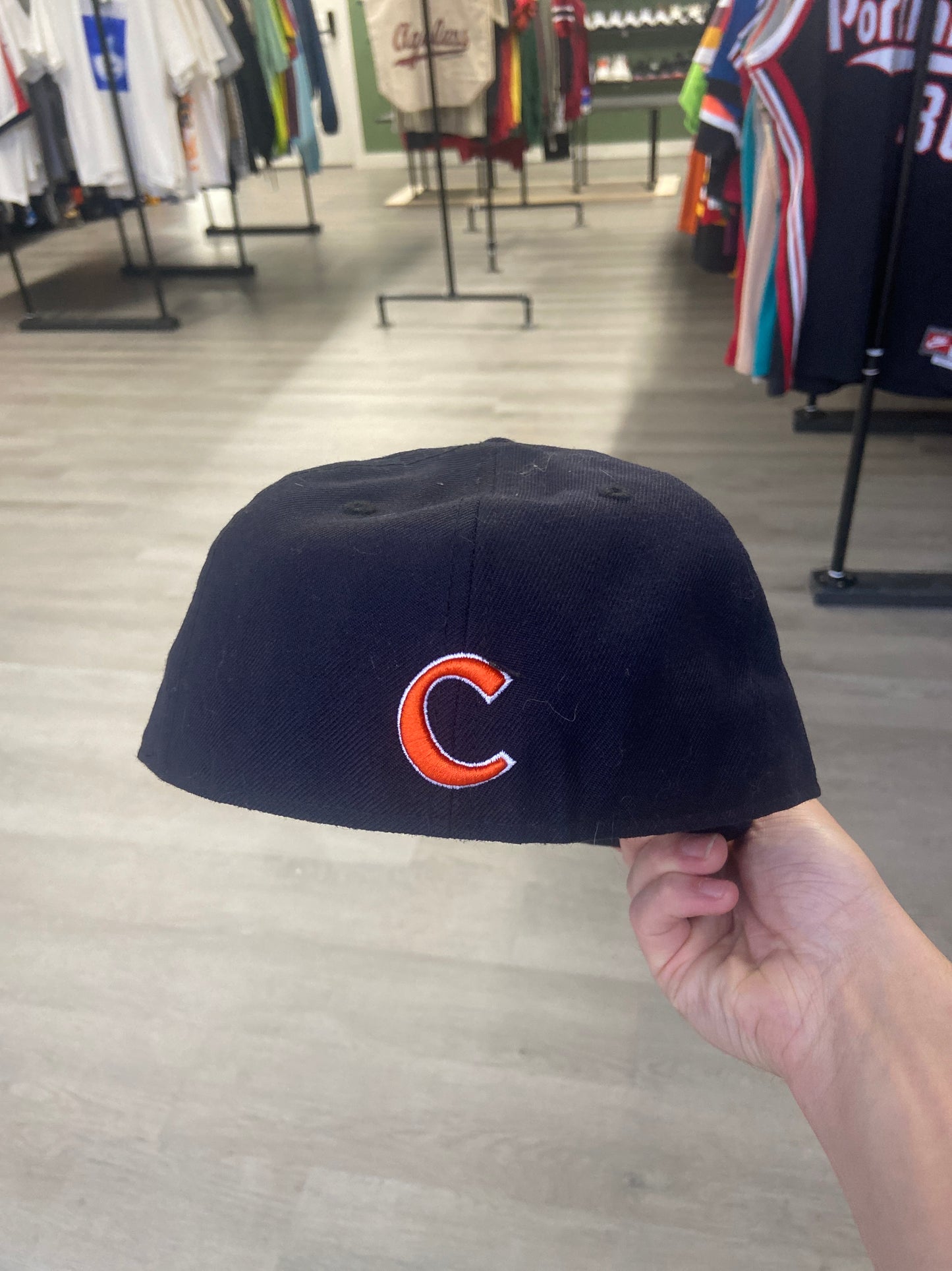 Black Clemson Fitted Hat