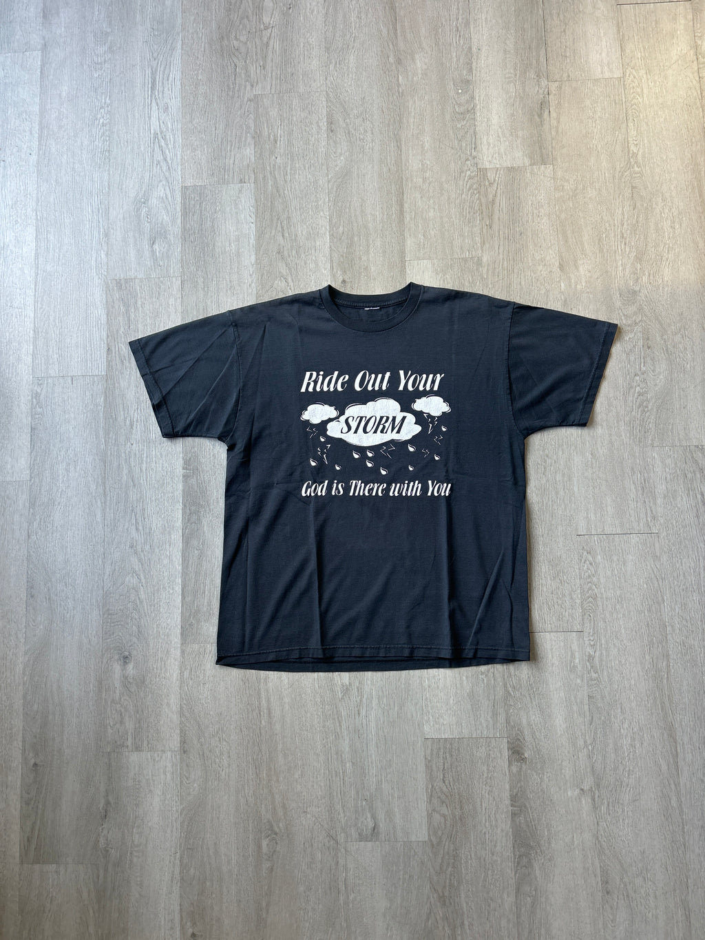 Vintage 90s Ride Our Your Storm Jesus Tee
