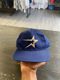 Vintage 90s MLB Houston Astros Gold Star Logo Snapback Hat