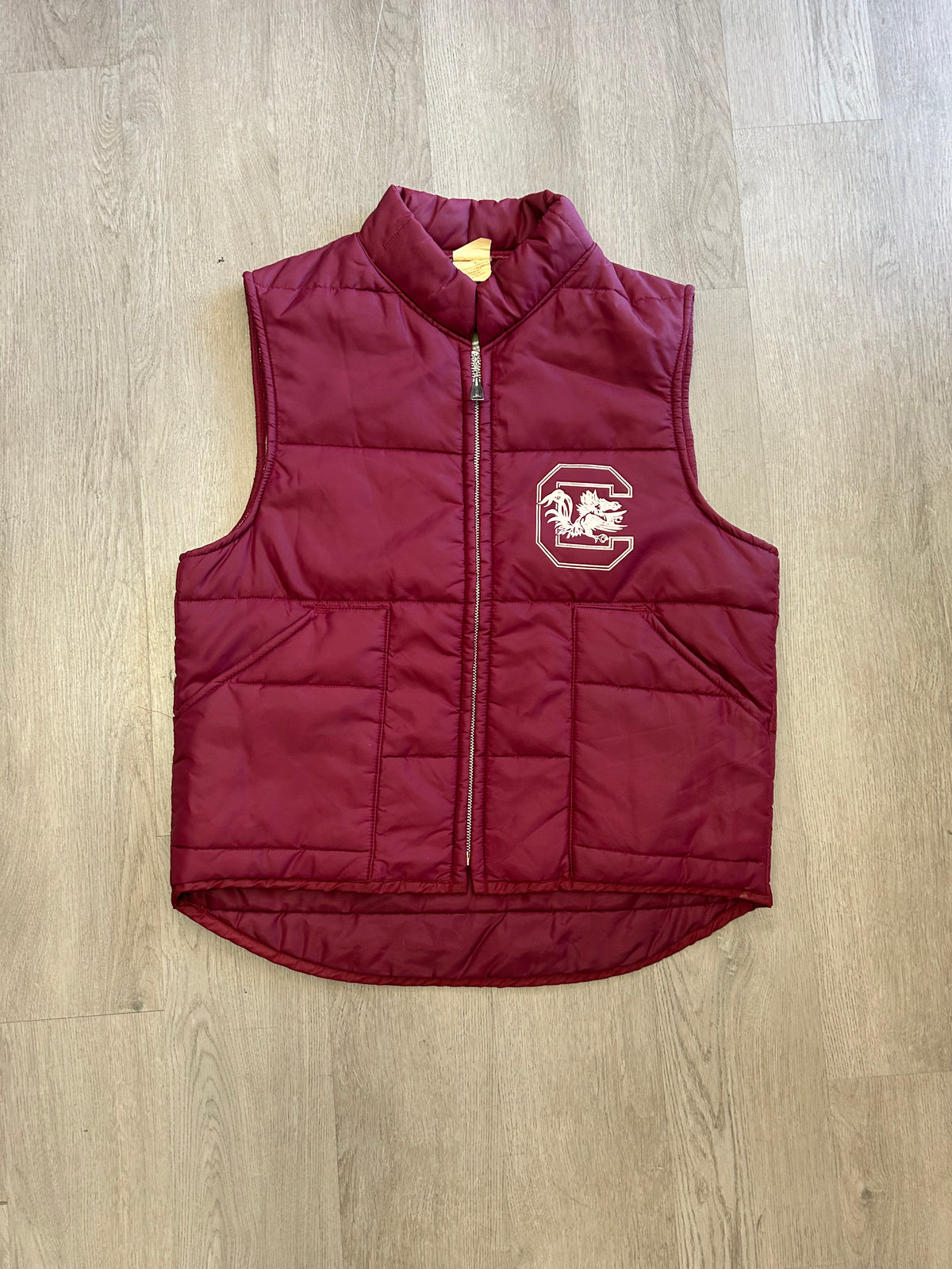 University of South Carolina White Logo Vest