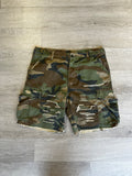 Vintage Camouflage Cargo Shorts