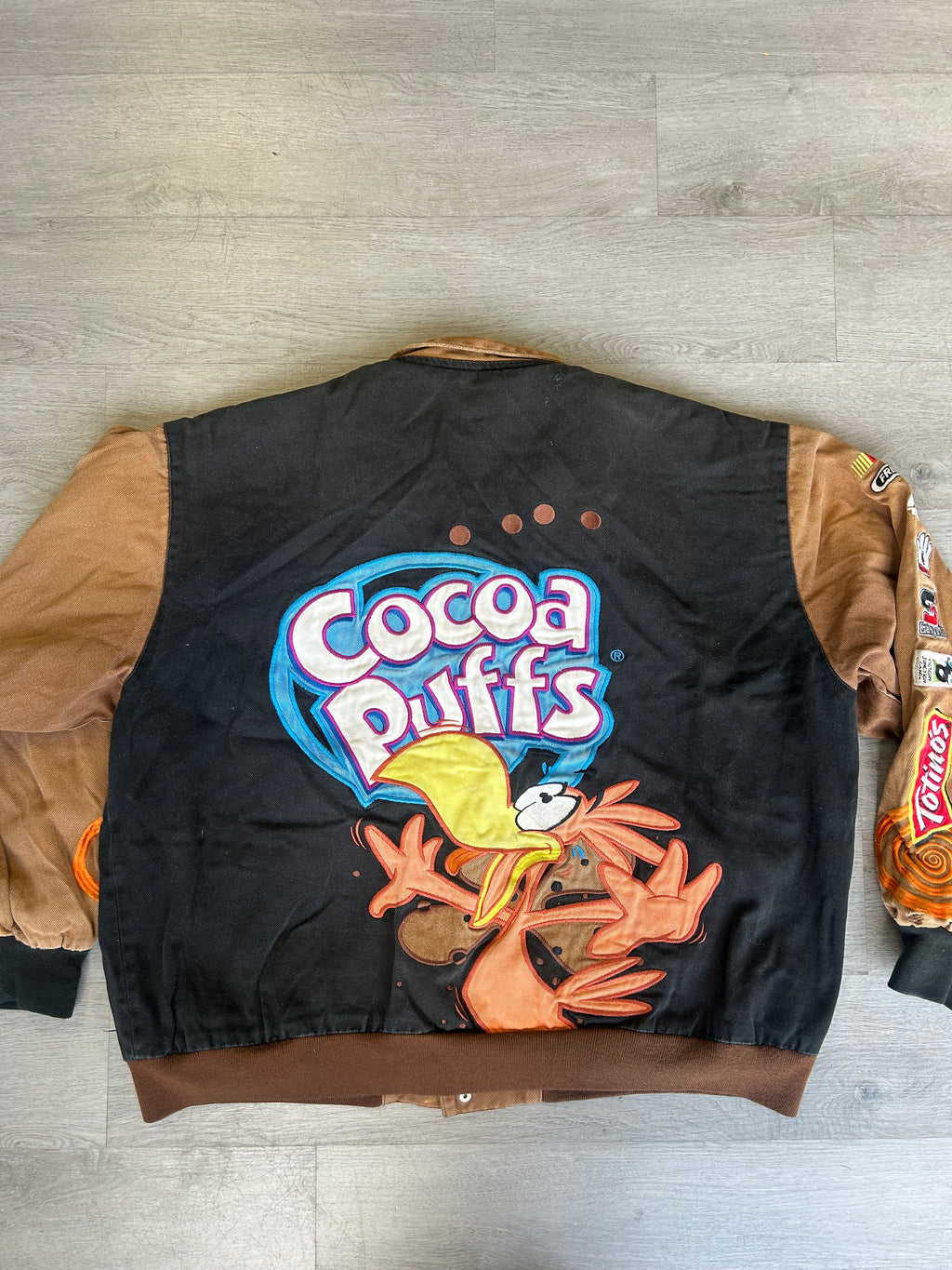 Vintage Chase Authentics Bobby Labonte Cocoa Puffs NASCAR racing jacket
