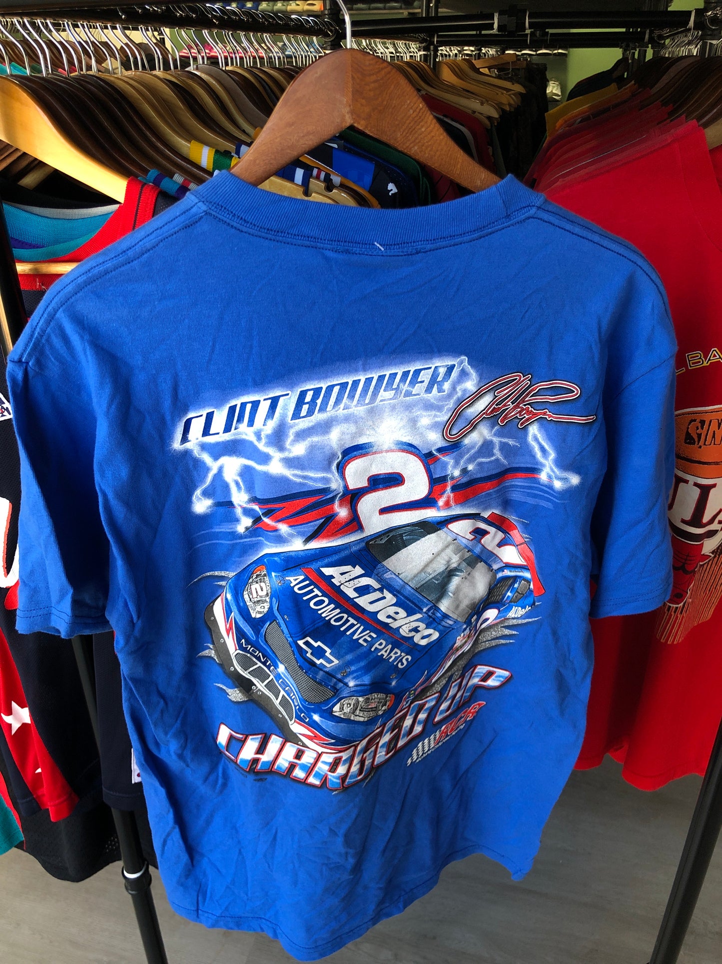 Clint Bowyer Charged Up NASCAR Tee