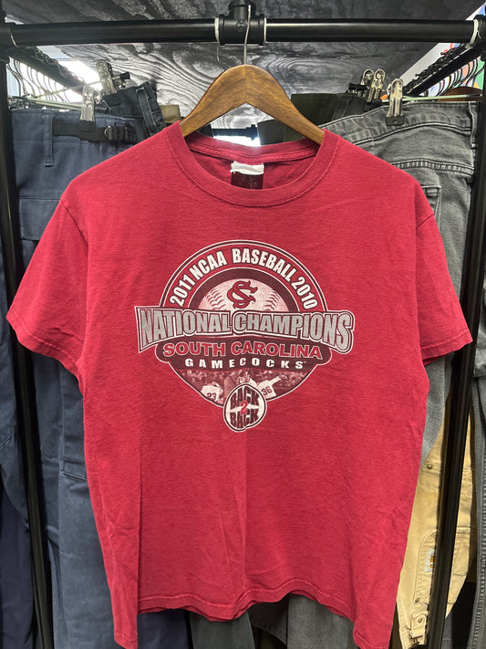 Back 2 Back South Carolina Gamecocks Baseball National Champions Tee