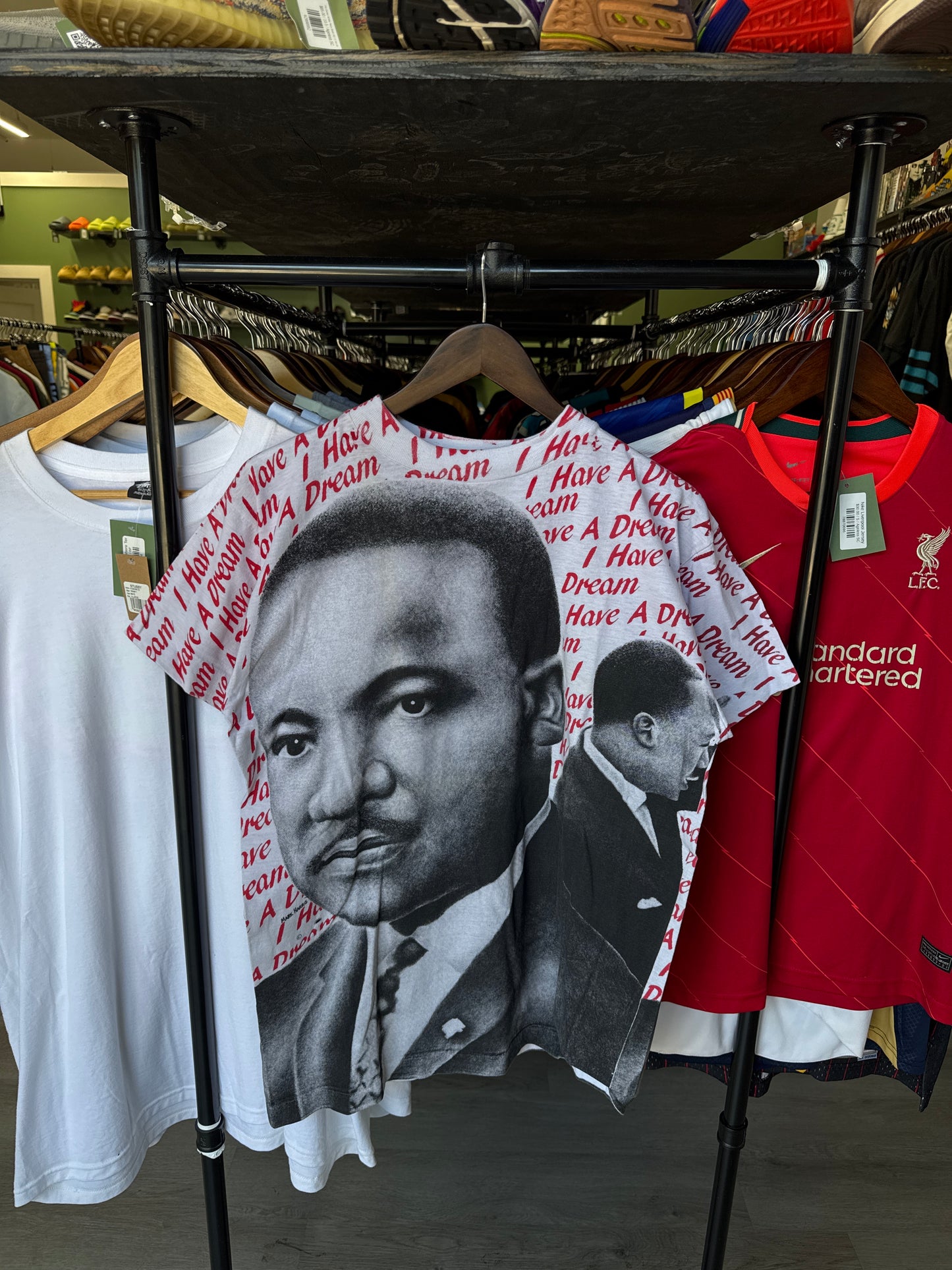 Vintage Mark Harris Martin Luther King Jr All Over Print Tee