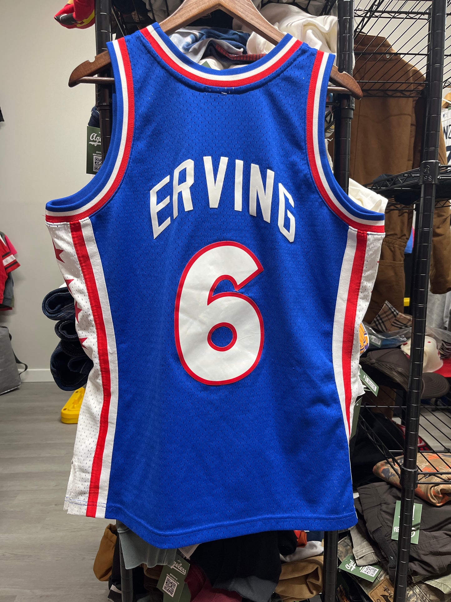 Vintage Julius Erving Philadelphia 76ers Jersey