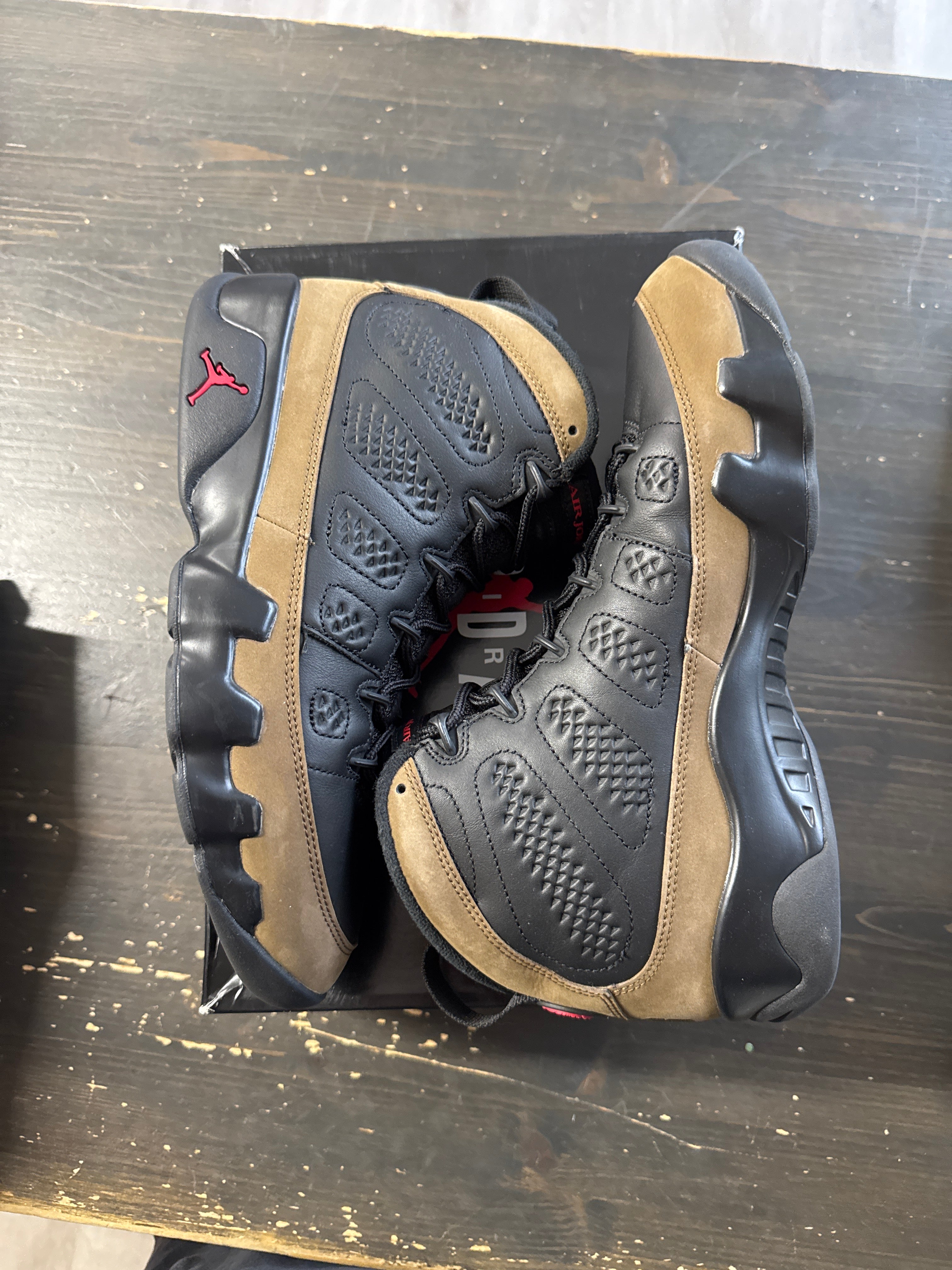 Pre-owned Jordan Retro 9 Olive (2024)