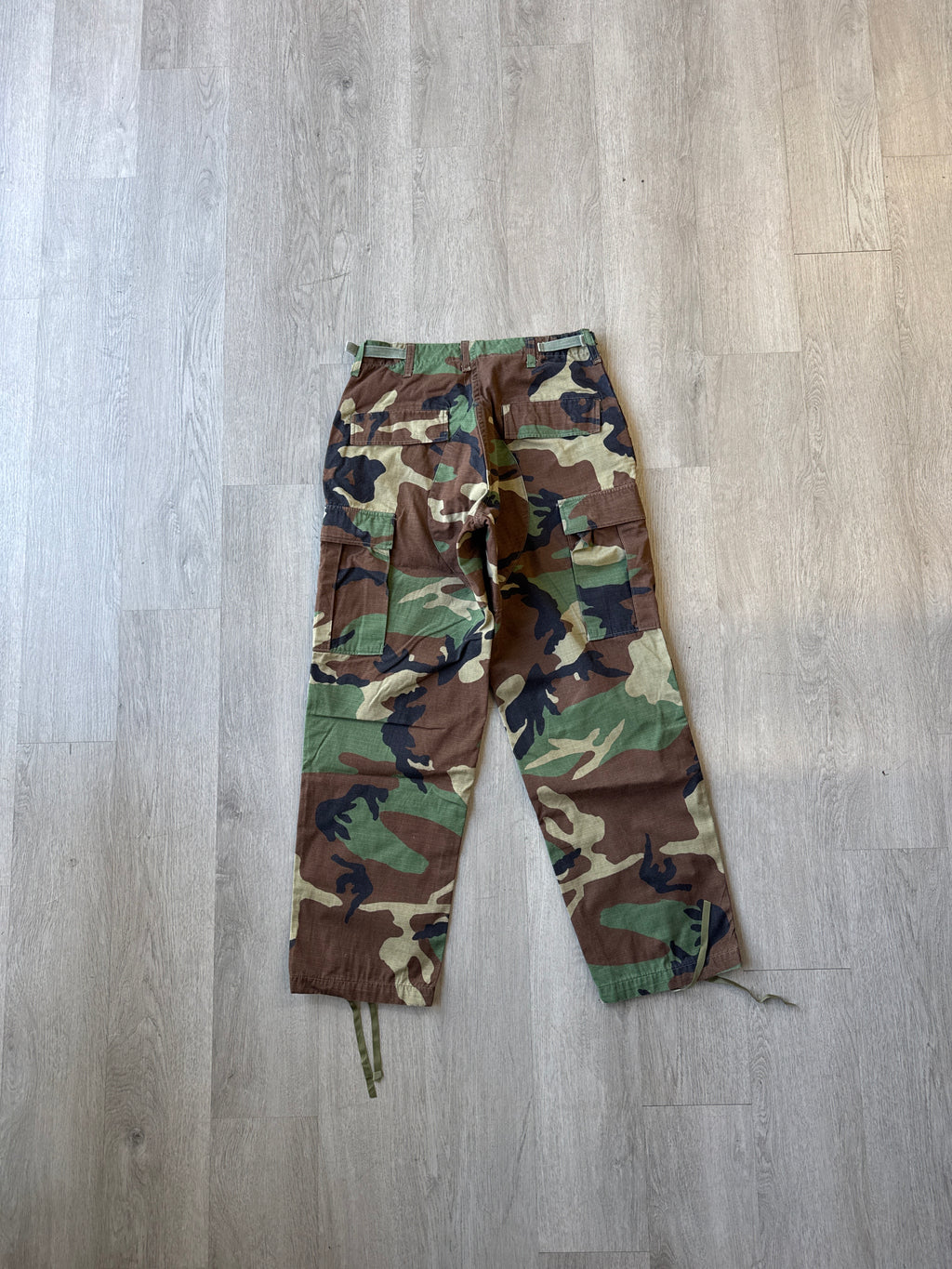 Vintage Military Camo Cargo Pants