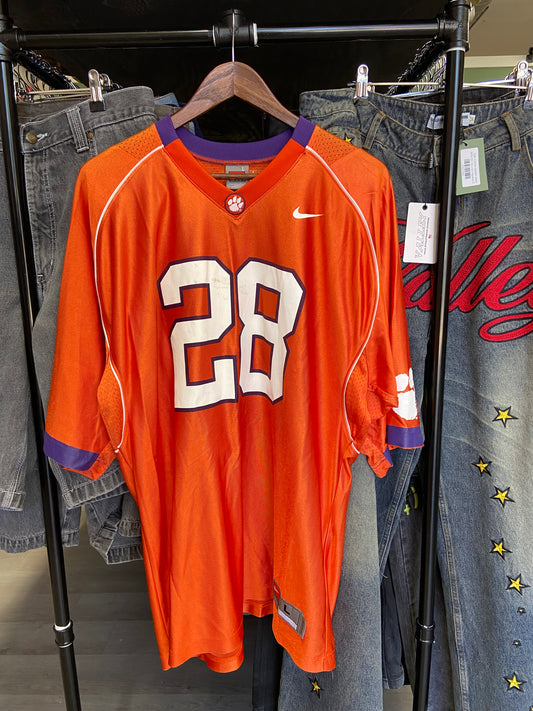 Vintage Nike Clemson Tigers Football Jersey