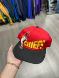 Vintage NFL Kansas City Chiefs X Taz Looney Tunes Embroidered SnapBack Hat