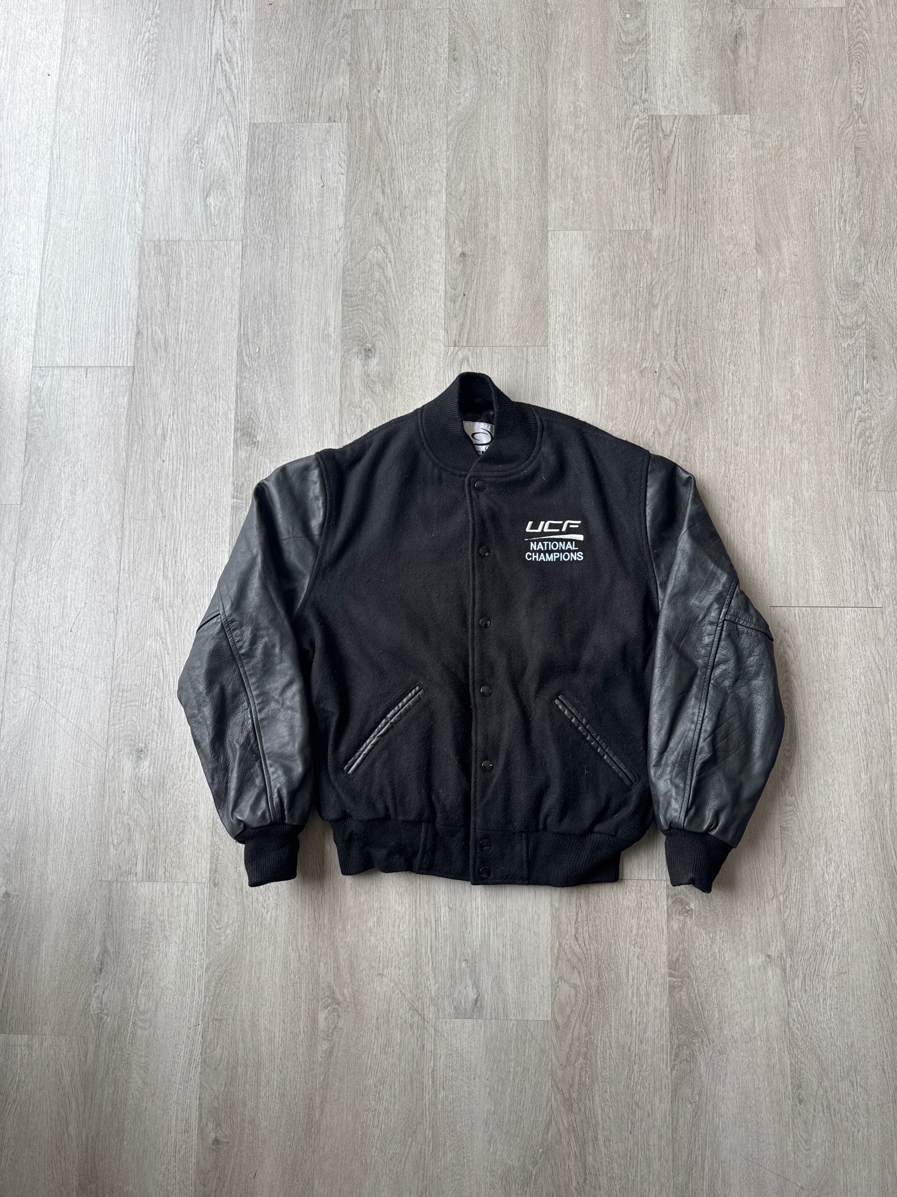 Vintage UCF National Champions EmbroideredVaristy Leather Jacket