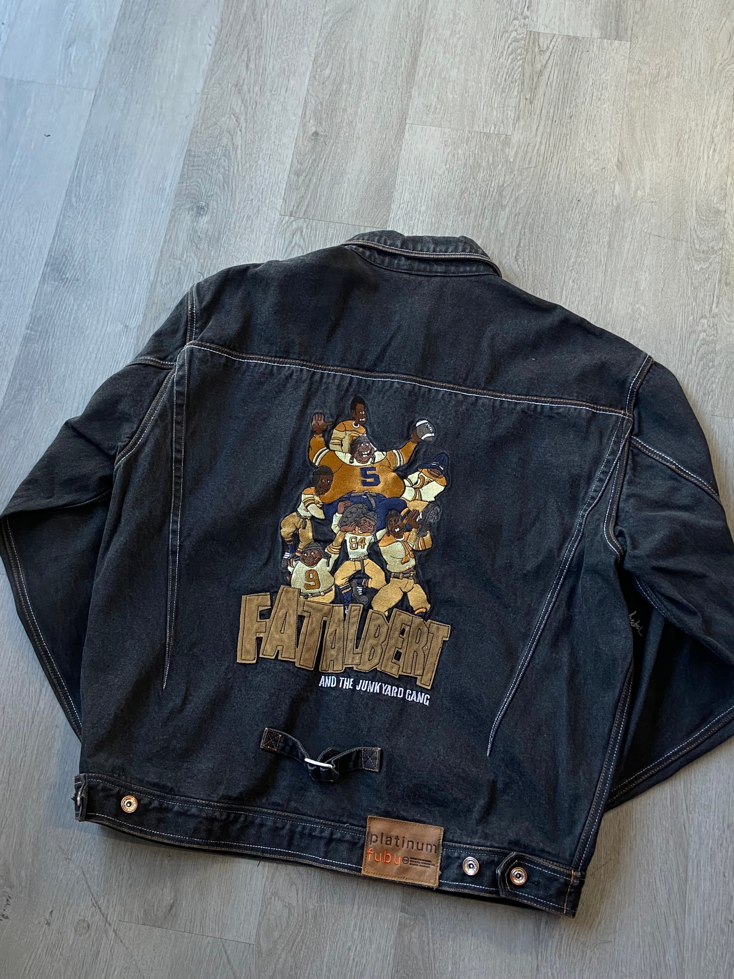 Vintage Platinum Fubu Fat Albert Denim Jacket