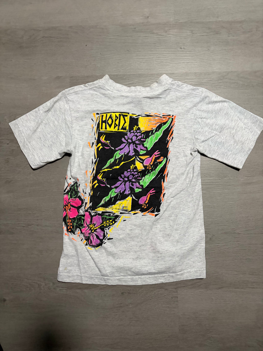 Grey Hobie Flower Tee