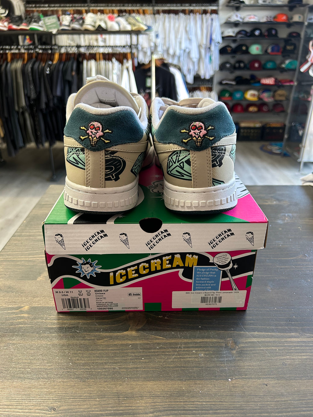 Pre-owned Reebok BBC Ice Cream x BB4000 Stucco