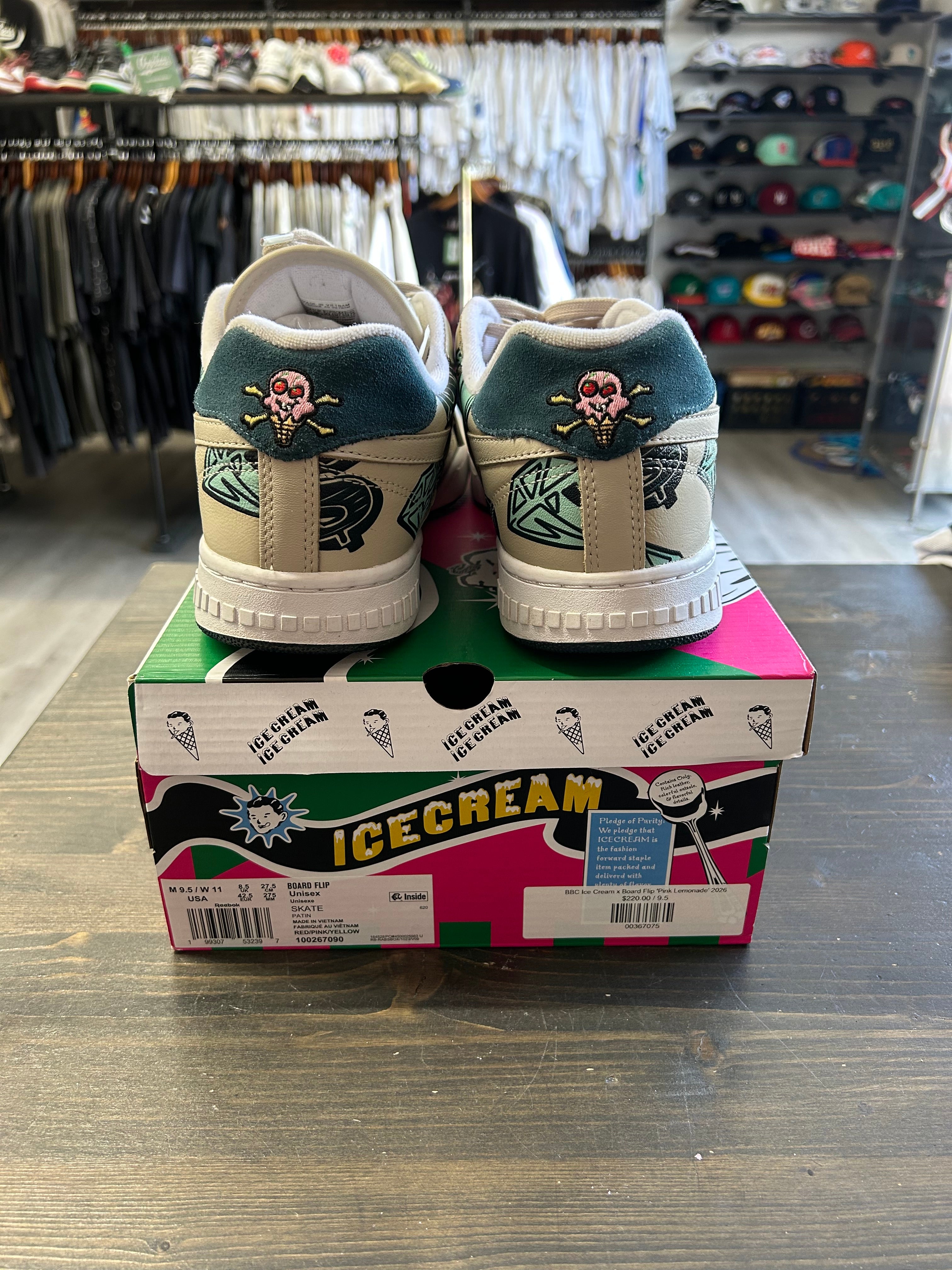 Pre-owned Reebok BBC Ice Cream x BB4000 Stucco