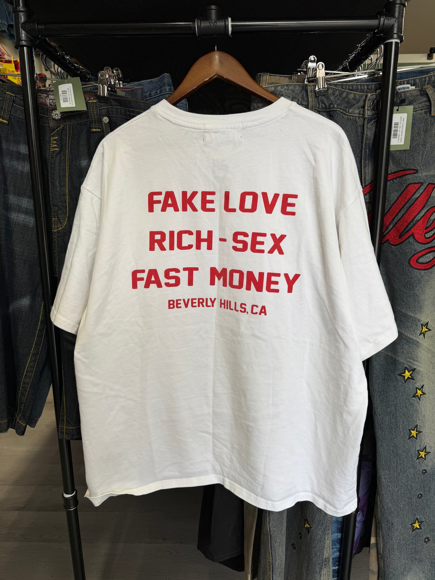 Homme Femme Beverly Hills White Tee