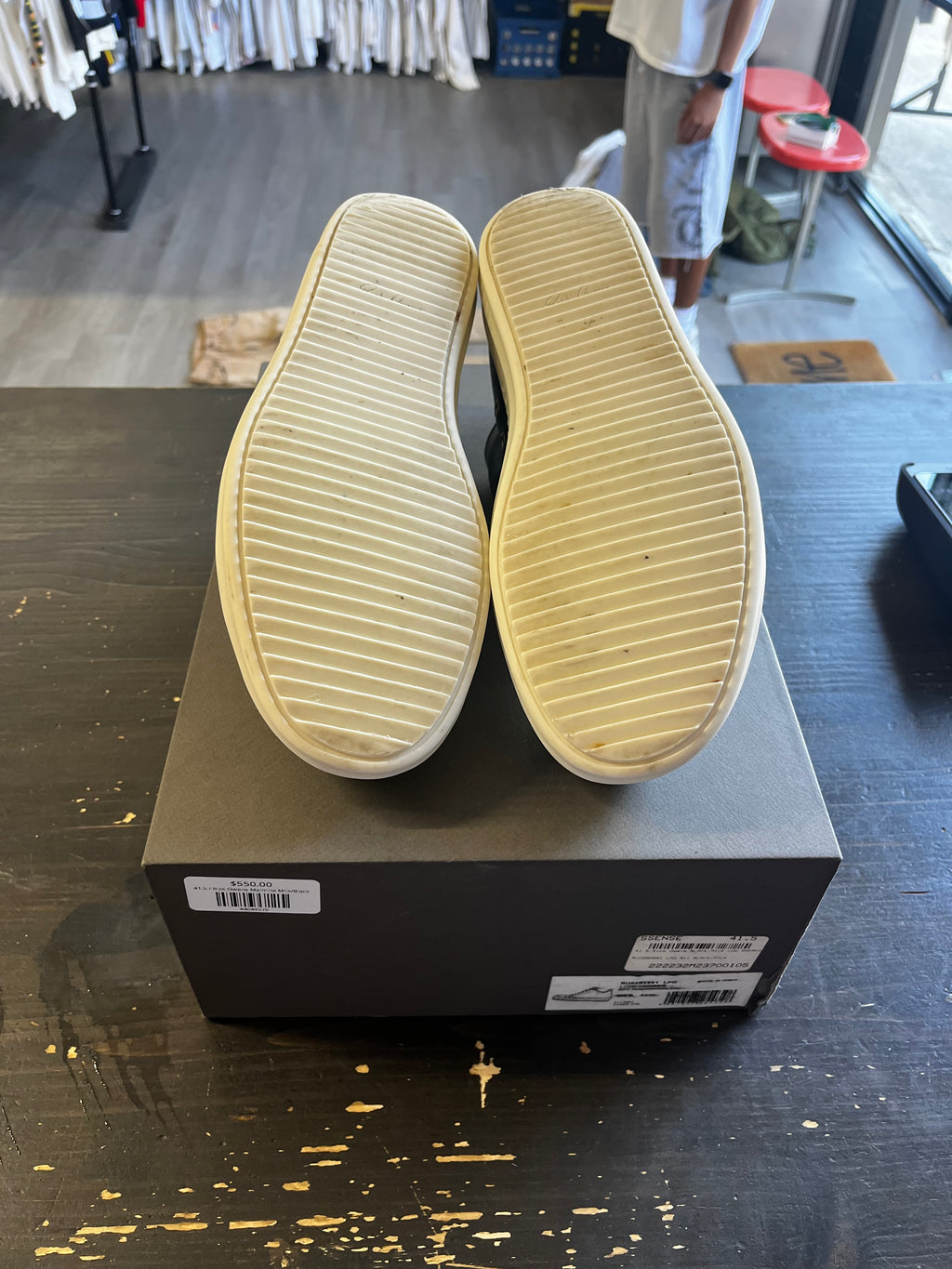 Pre-Owned Rick Owen’s Strobe Low Black