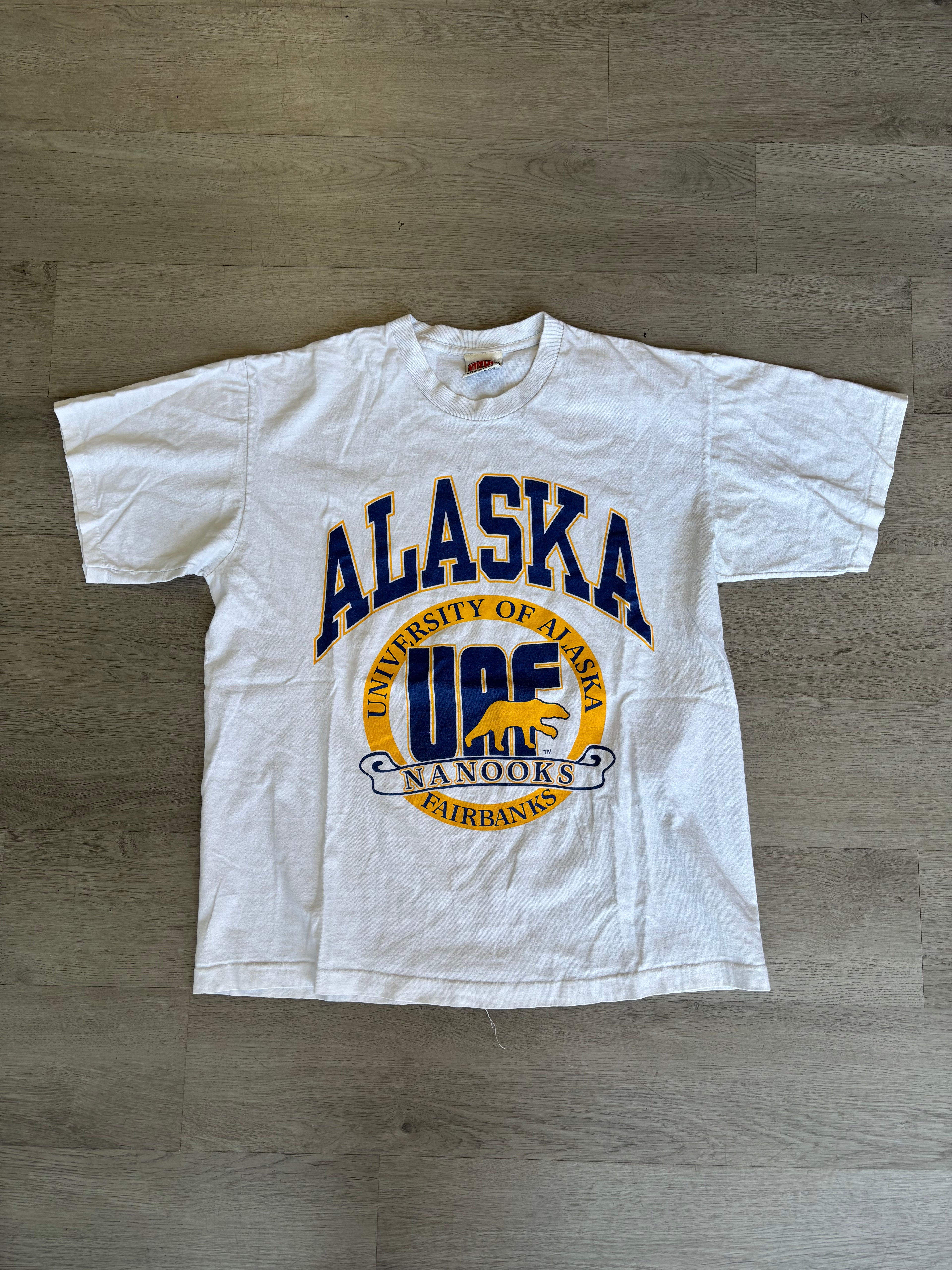 Vintage 1990s University of Alaska Fairbanks Nanooks Tee