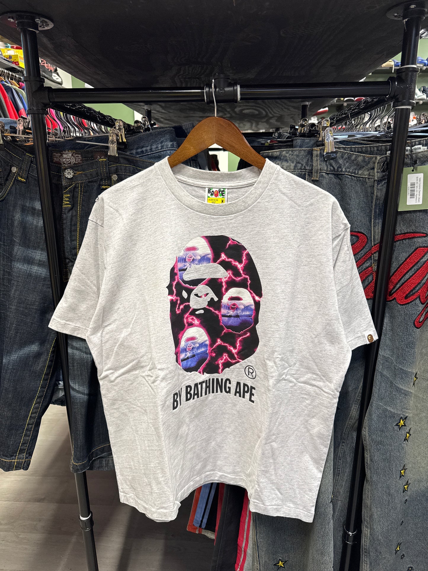 A Bathing Ape Bape Lightning Tee
