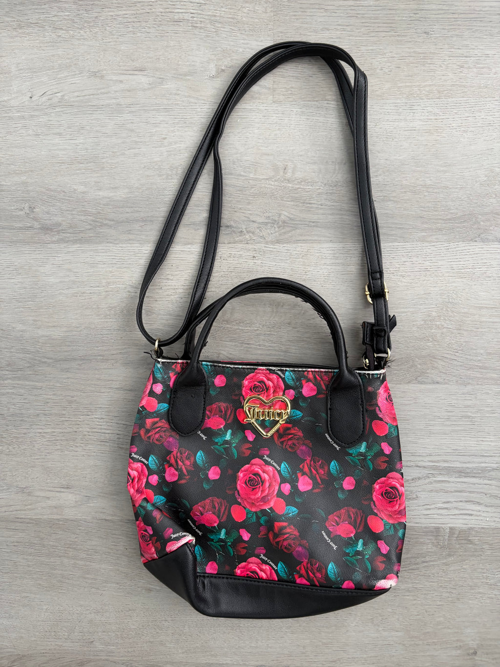 Y2K Juicy Couture Rose Floral Bag