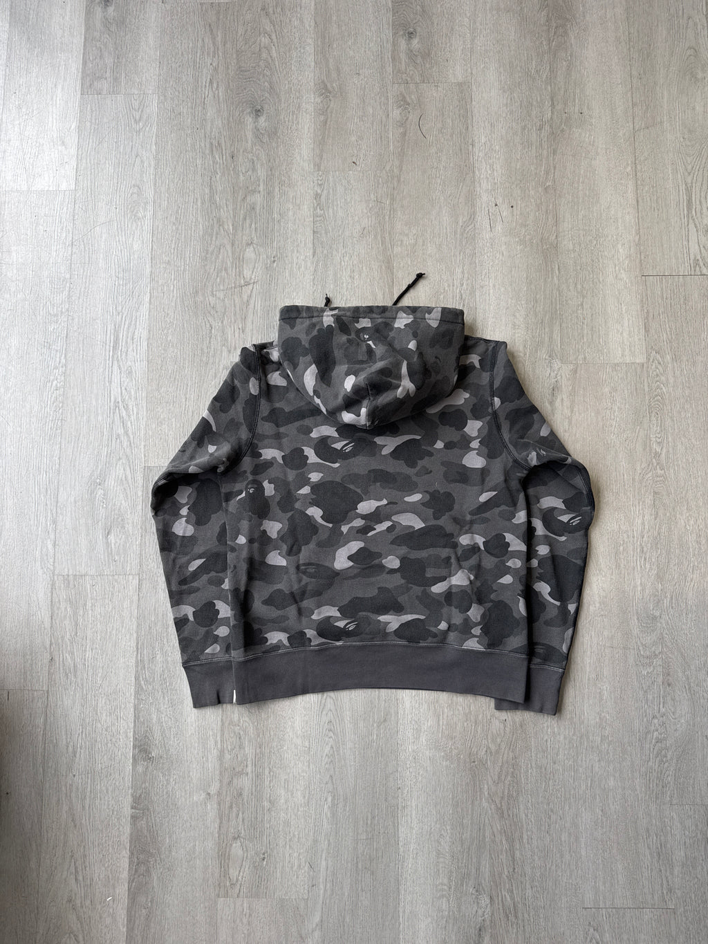 A Bathing Ape Bape Color Camo Black Pullover Hoodie