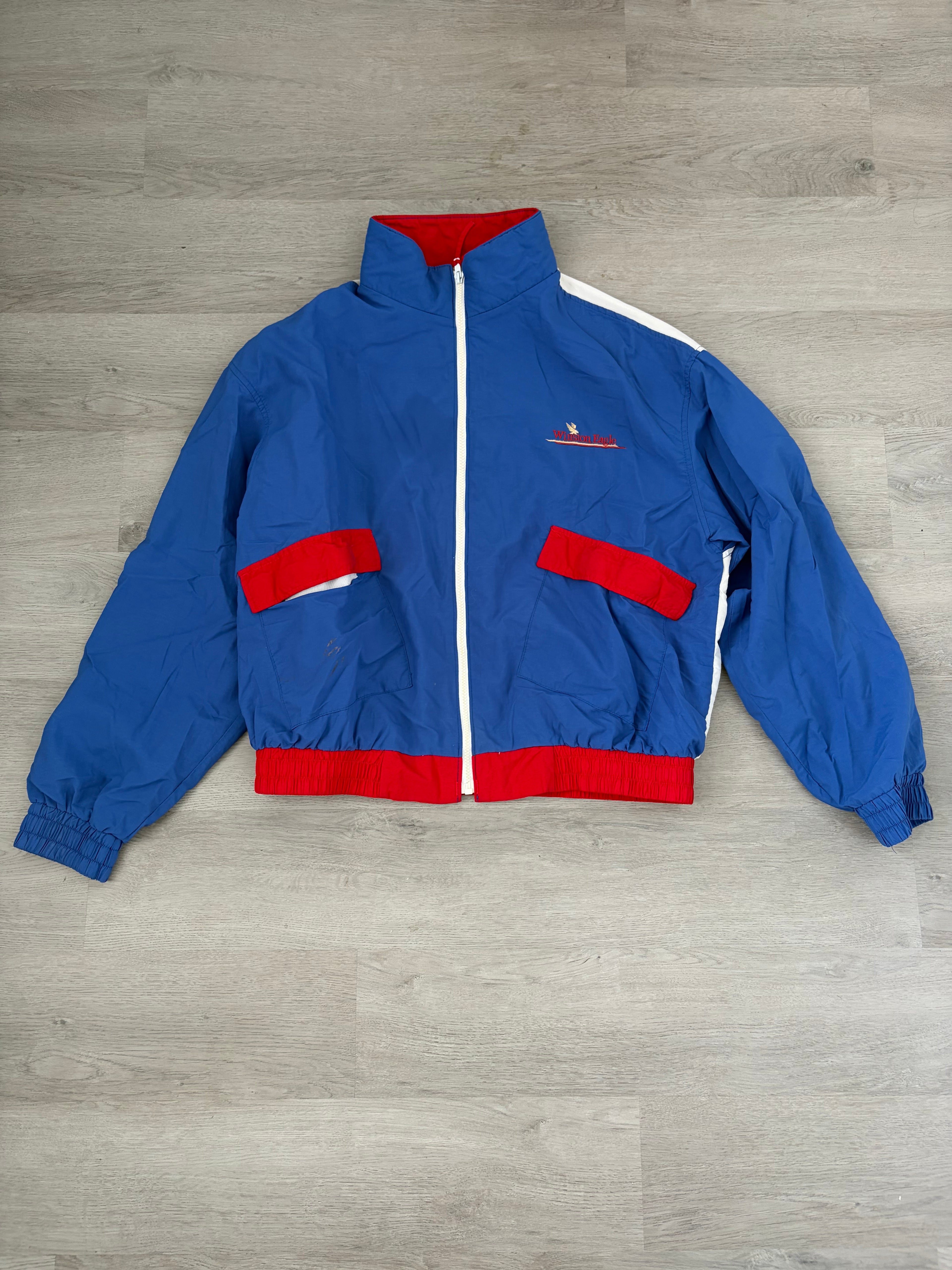 1990s Swingster Winston Eagle Racing Windbreaker Jacket