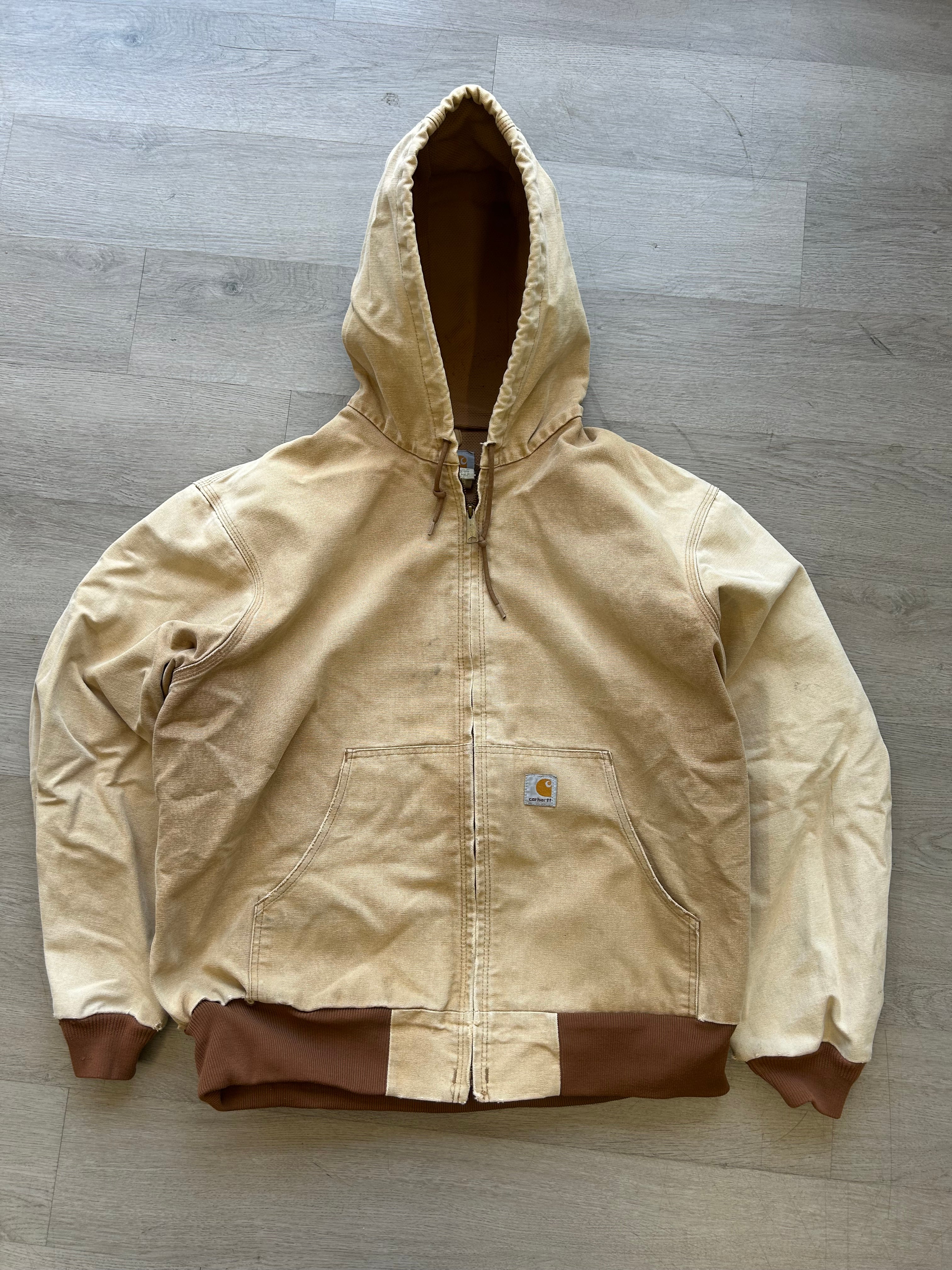 Carhartt Light Tan Hooded Jacket