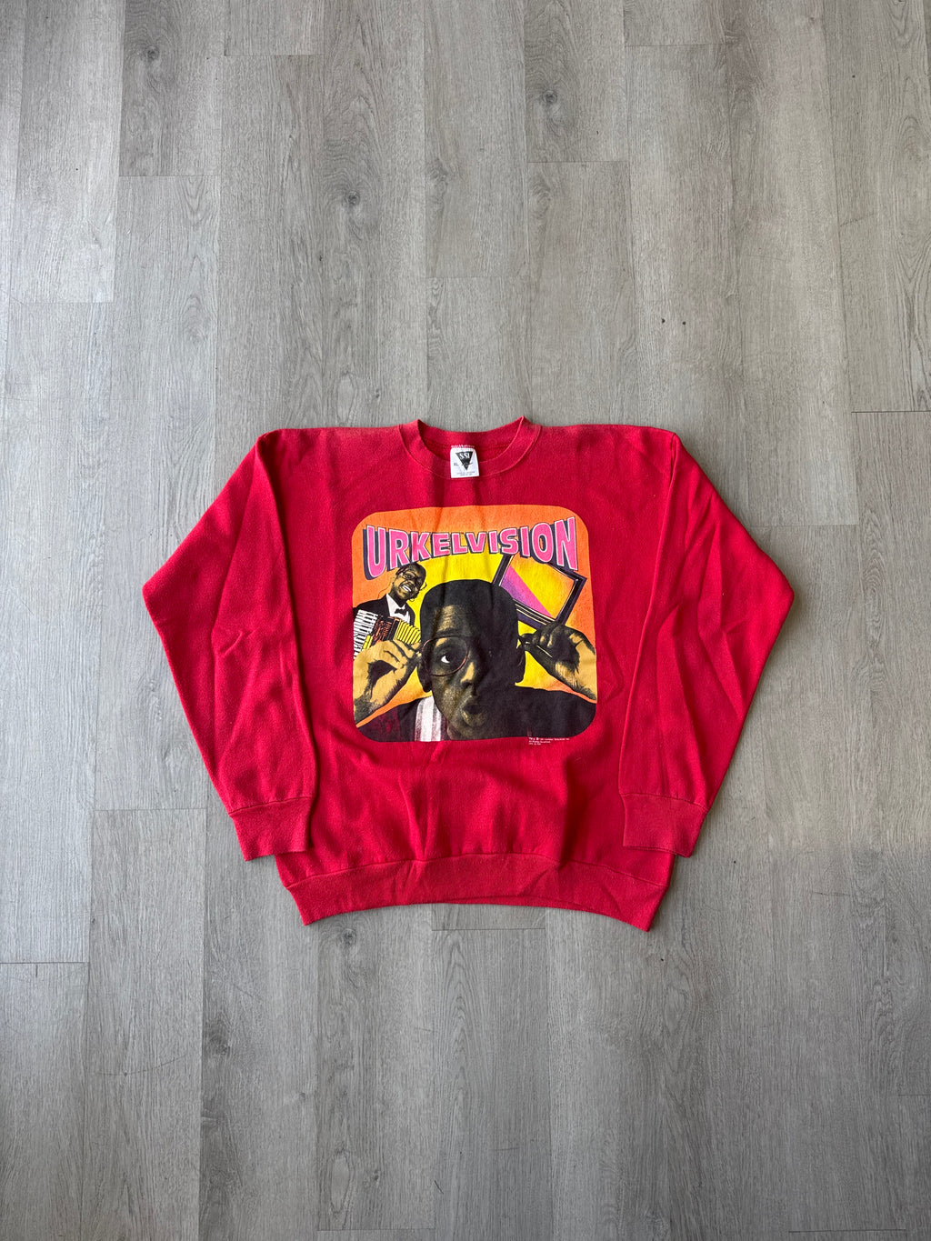 Vintage 1991 Steve Urkel UrkelVision Family Matters TV Show Sweatshirt