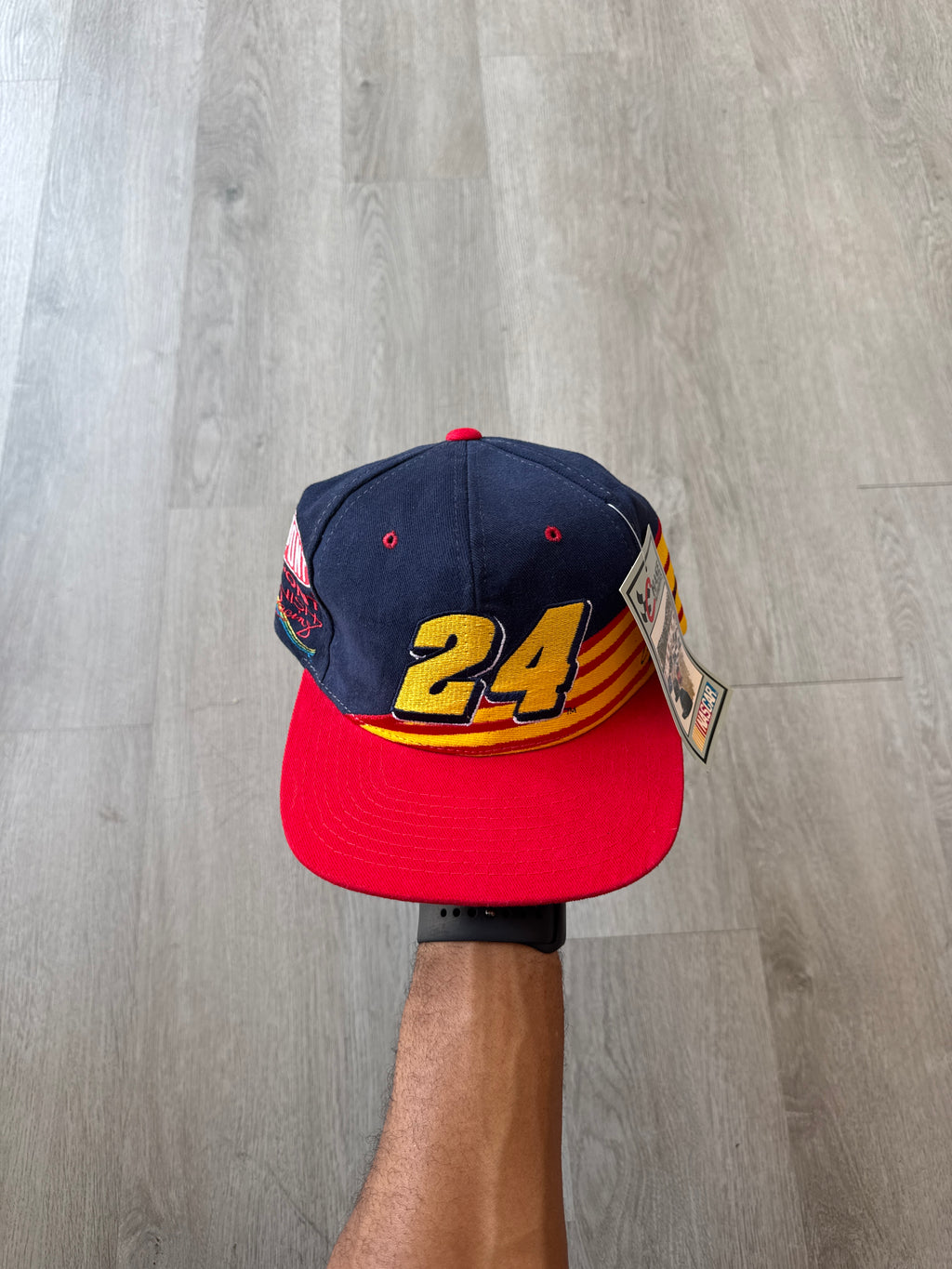 Vintage 1996 Chase Authentic’s Jeff Gordon #24 Du Pont Snapback Hat