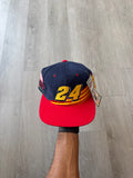 Vintage 1996 Chase Authentic’s Jeff Gordon #24 Du Pont Snapback Hat