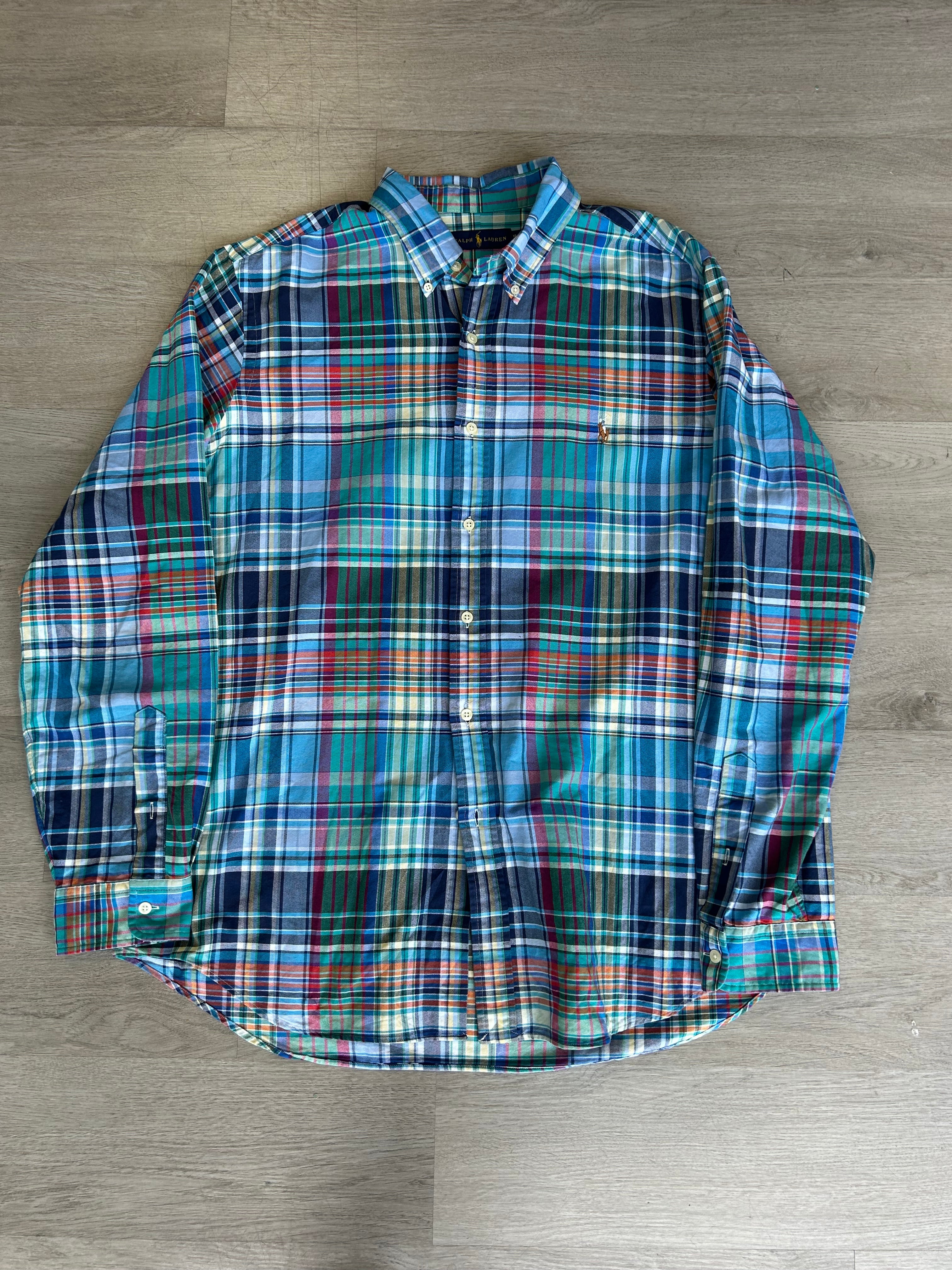 Polo Ralph Lauren Plaid Oxford Polo