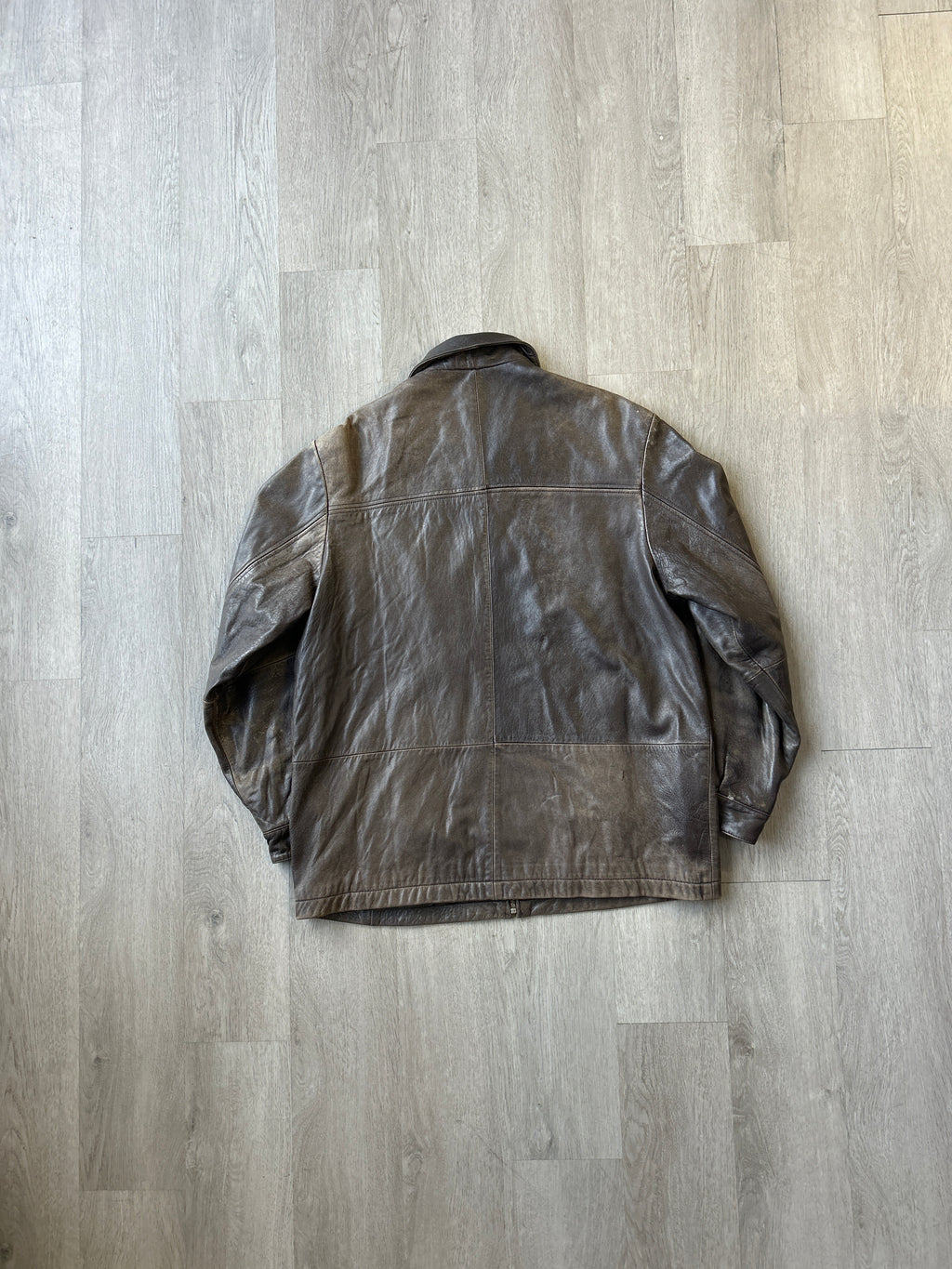 Vintage Wilson’s The Leather Experts Faded Brown Leather Jacket